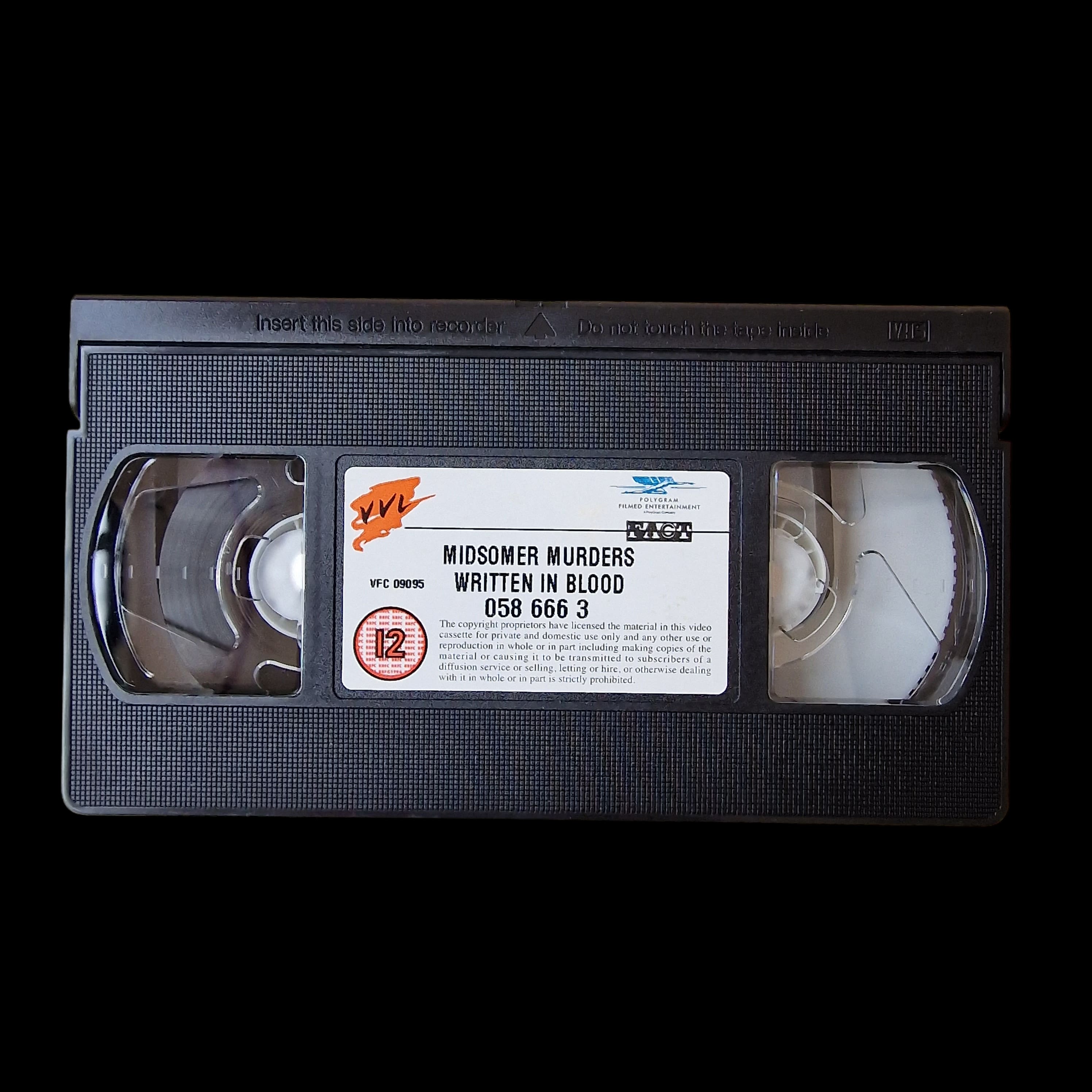 Vhs Movie Midsomer Murders Written In Blood Crime Video