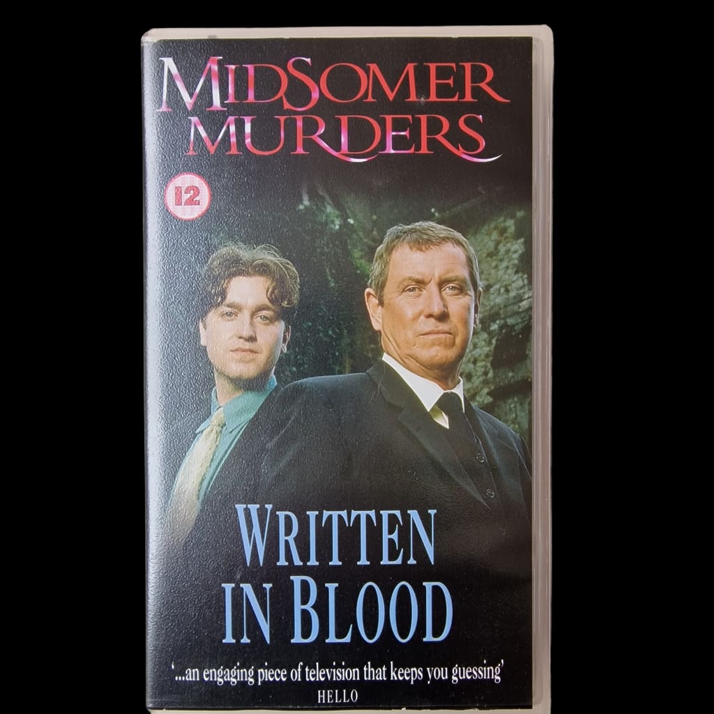 Vhs Movie Midsomer Murders Written In Blood Crime Video