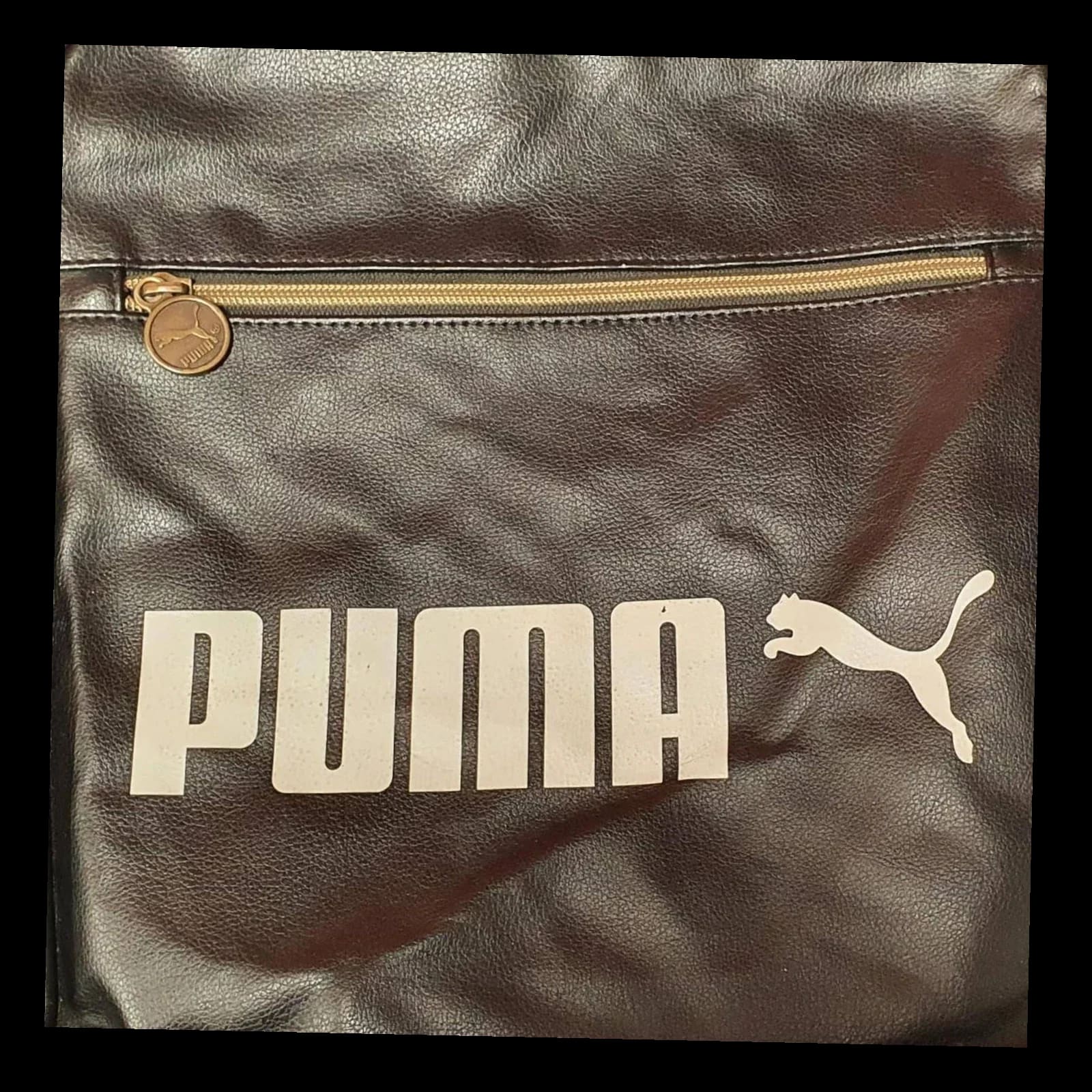 Vintage Black Puma Sports Bag - Bags - 3 - 424