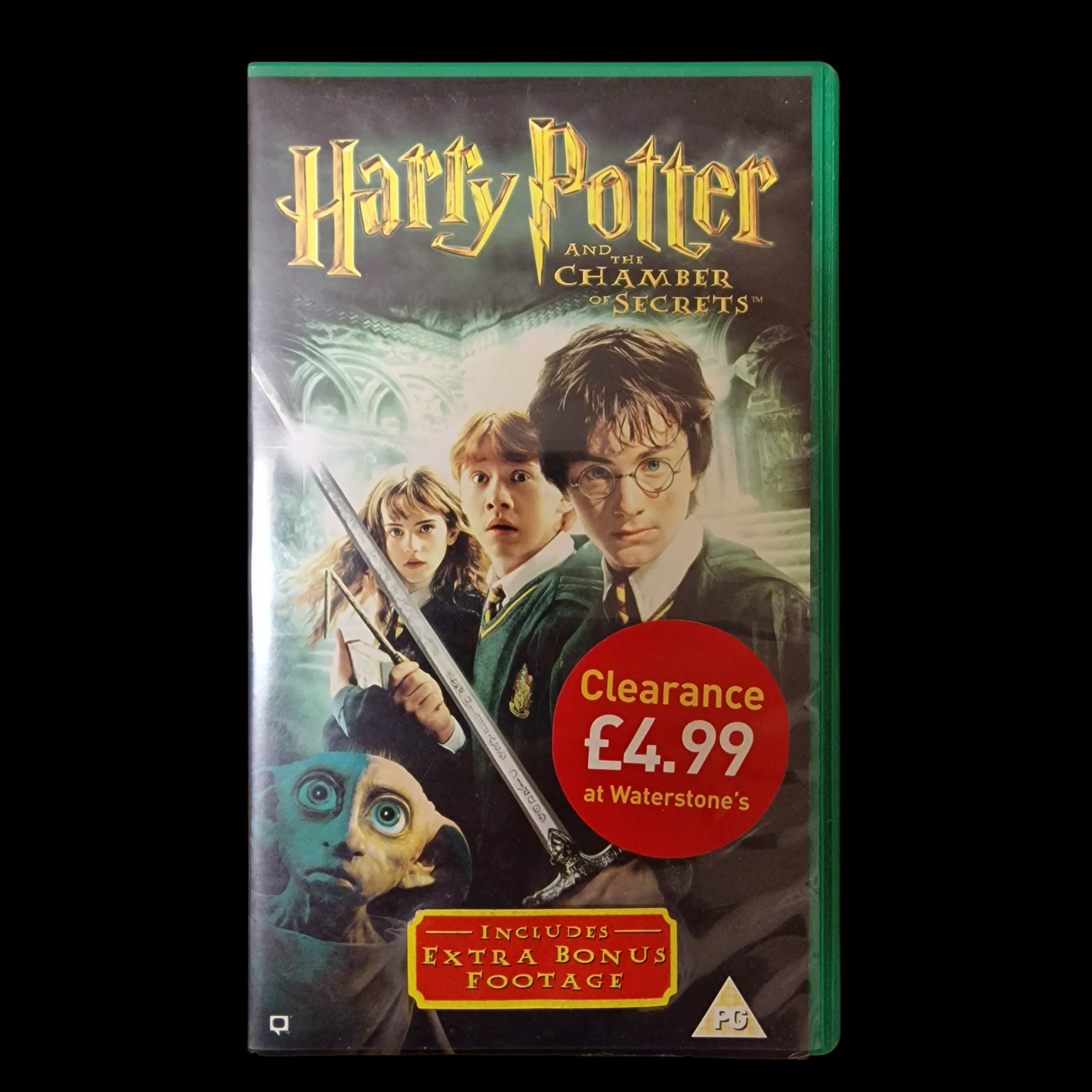 Vintage Harry Potter And The Chamber Of Secrets Vhs