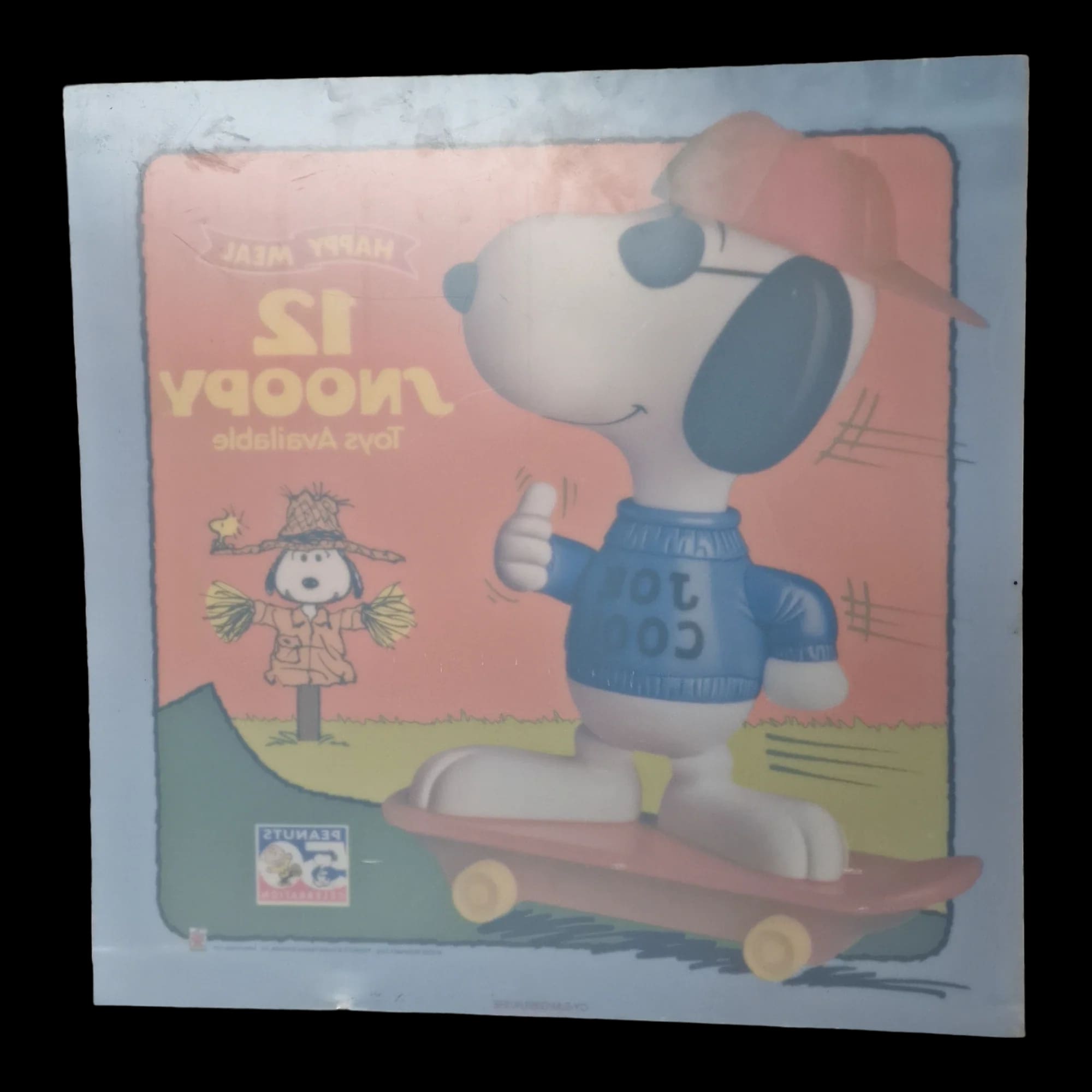 Vintage Mcdonalds Snoopy Peanuts 50th Anniversary Happy