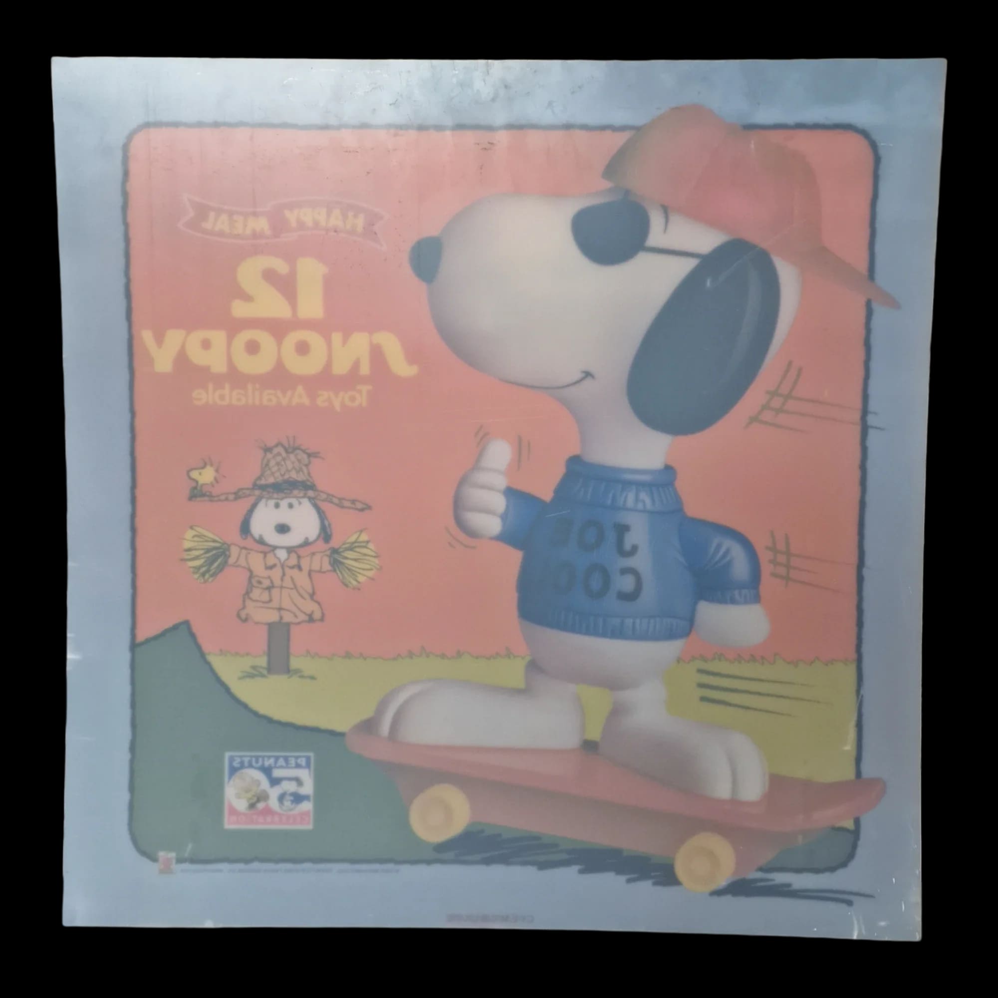 Vintage Mcdonalds Snoopy Peanuts 50th Anniversary Happy