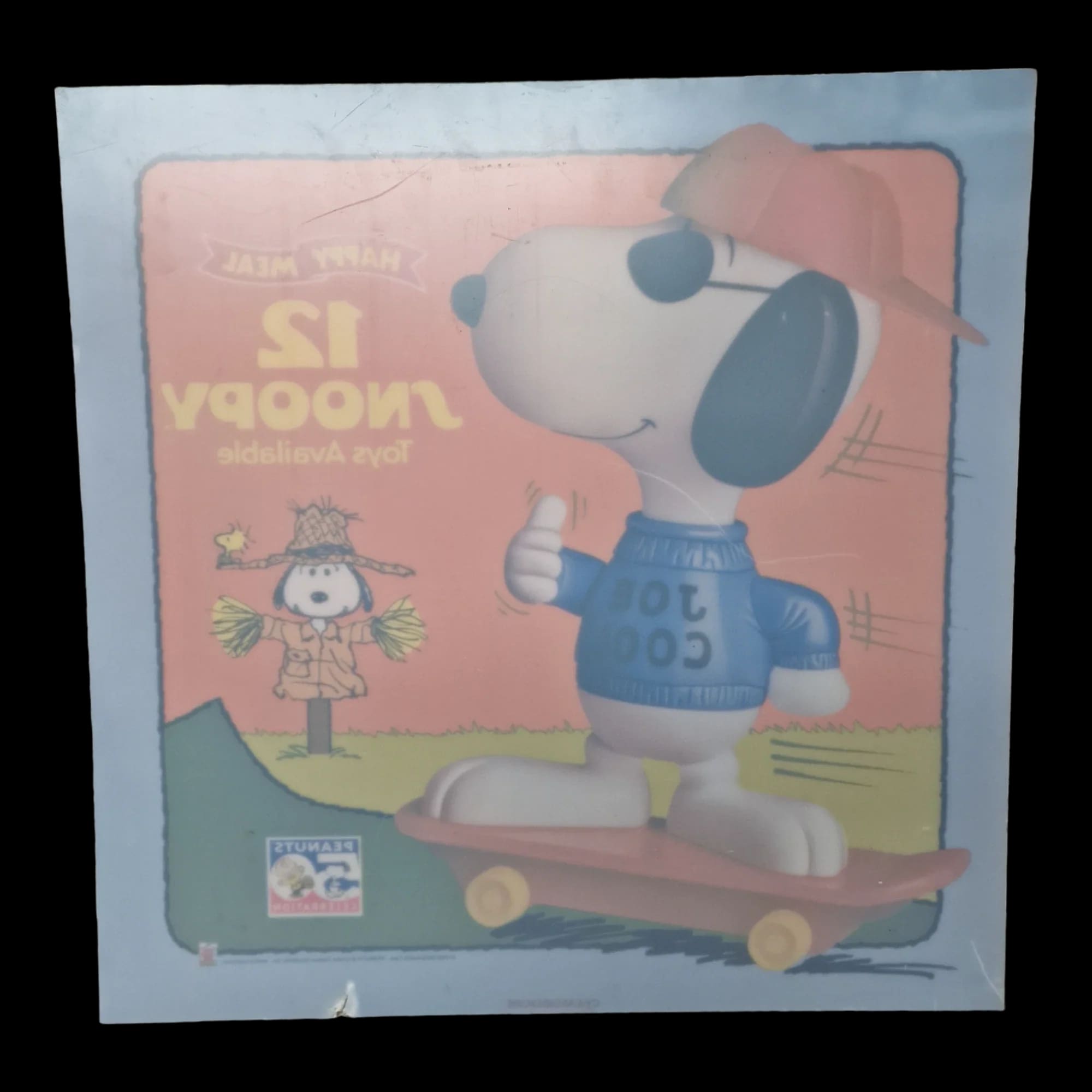 Vintage Mcdonalds Snoopy Peanuts 50th Anniversary Happy