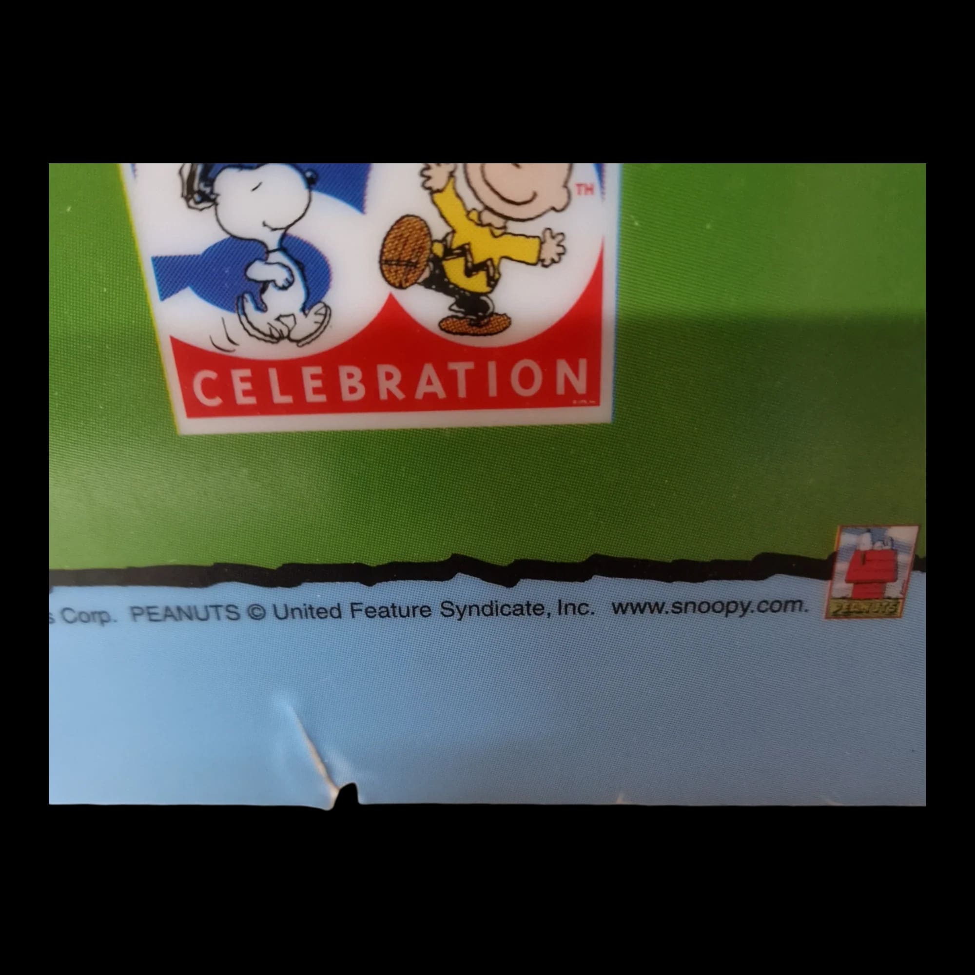 Vintage Mcdonalds Snoopy Peanuts 50th Anniversary Happy