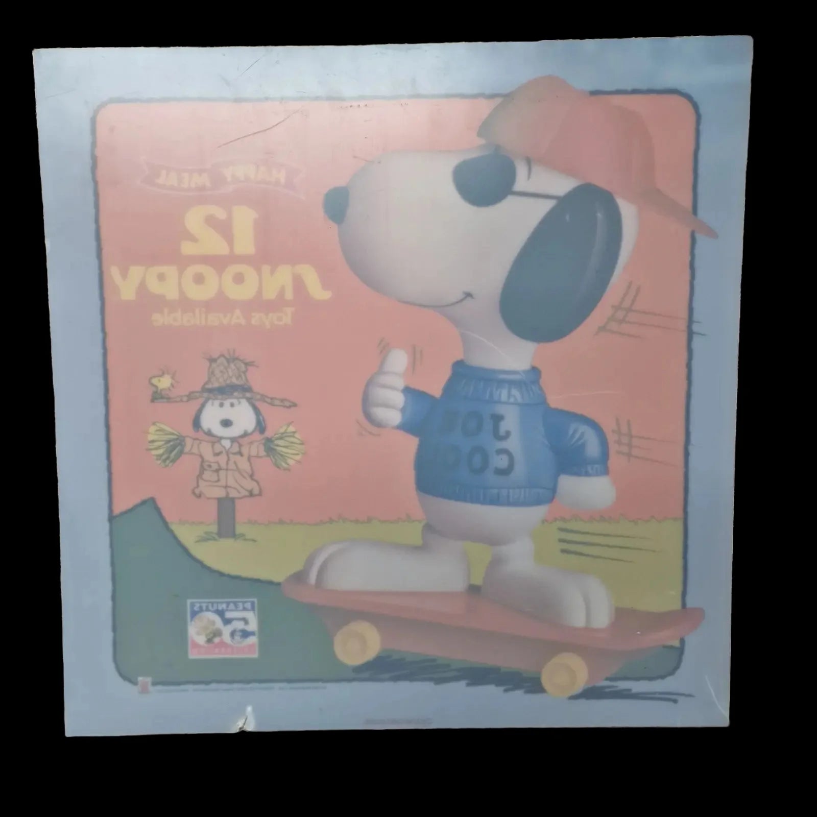 Vintage Mcdonalds Snoopy Peanuts 50th Anniversary Happy