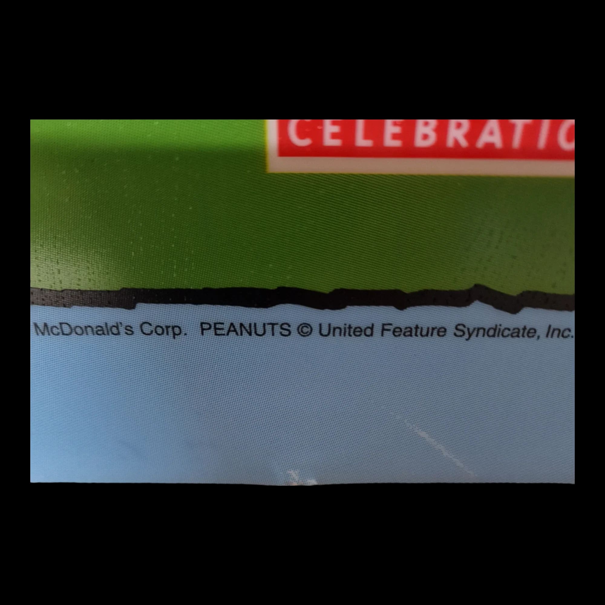 Vintage Mcdonalds Snoopy Peanuts 50th Anniversary Happy