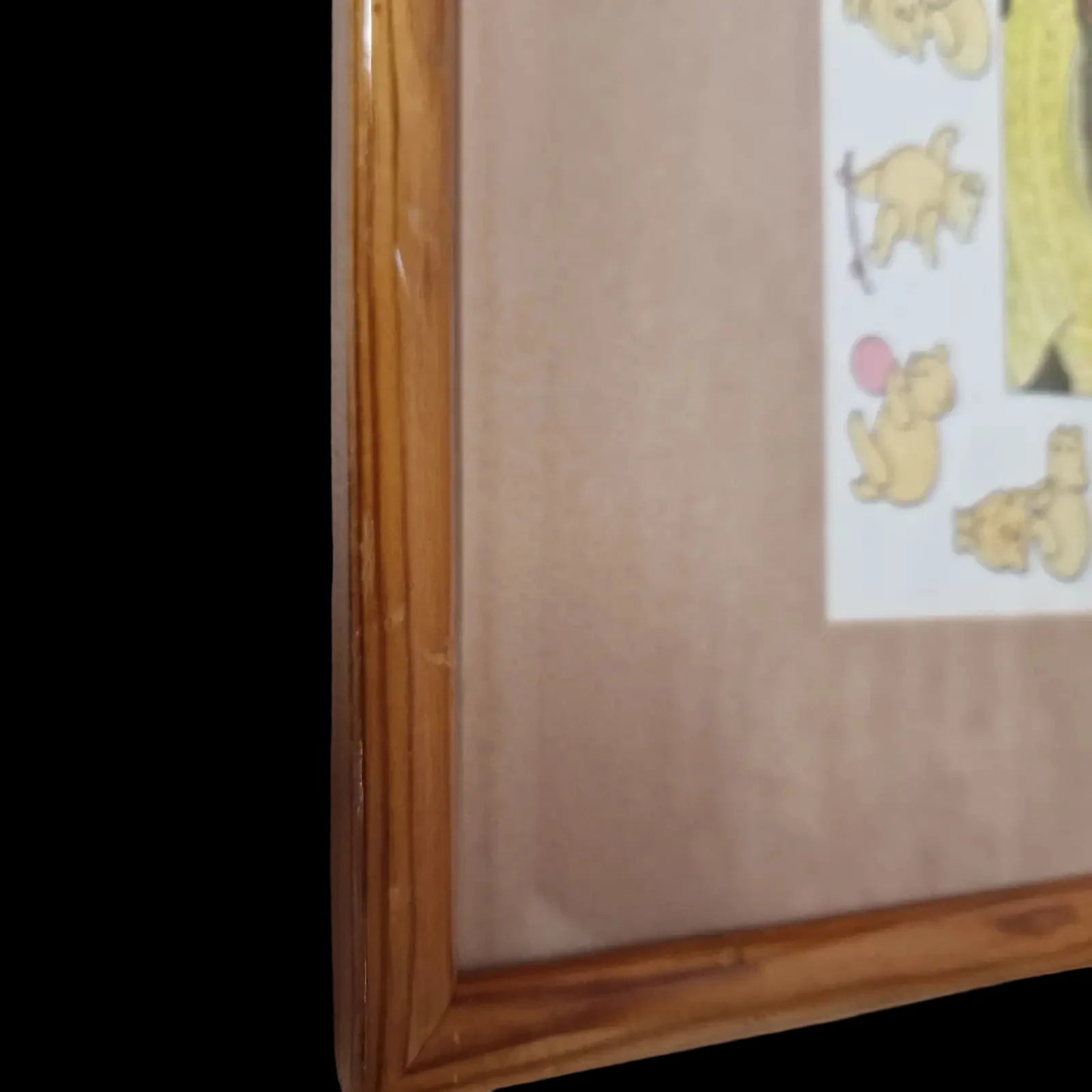 Vintage Nursery Teddy Bear Picture Wall Art - Pictures