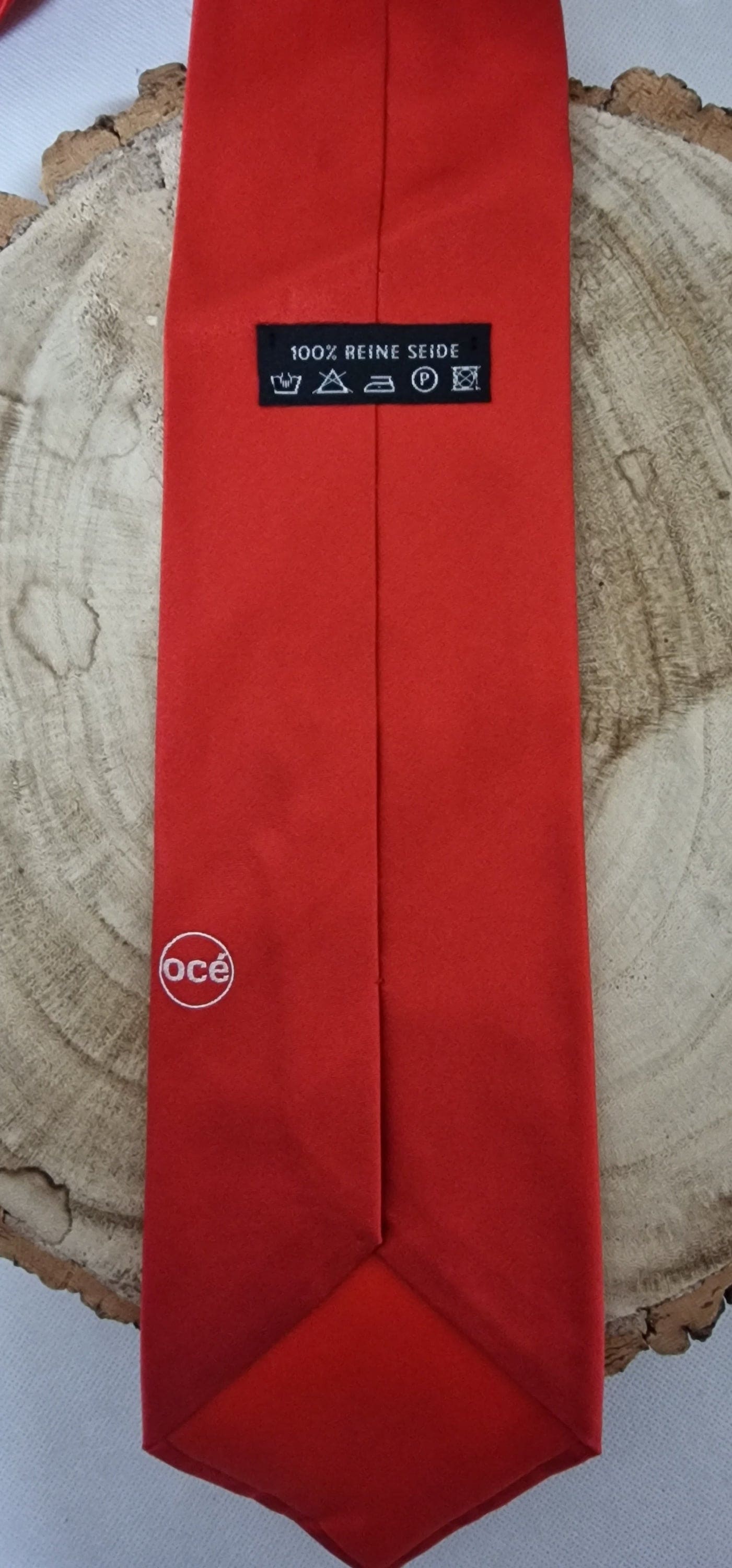 Vintage Oce (canon) Red Silk Tie - Ties - OCE - 3 - 1223