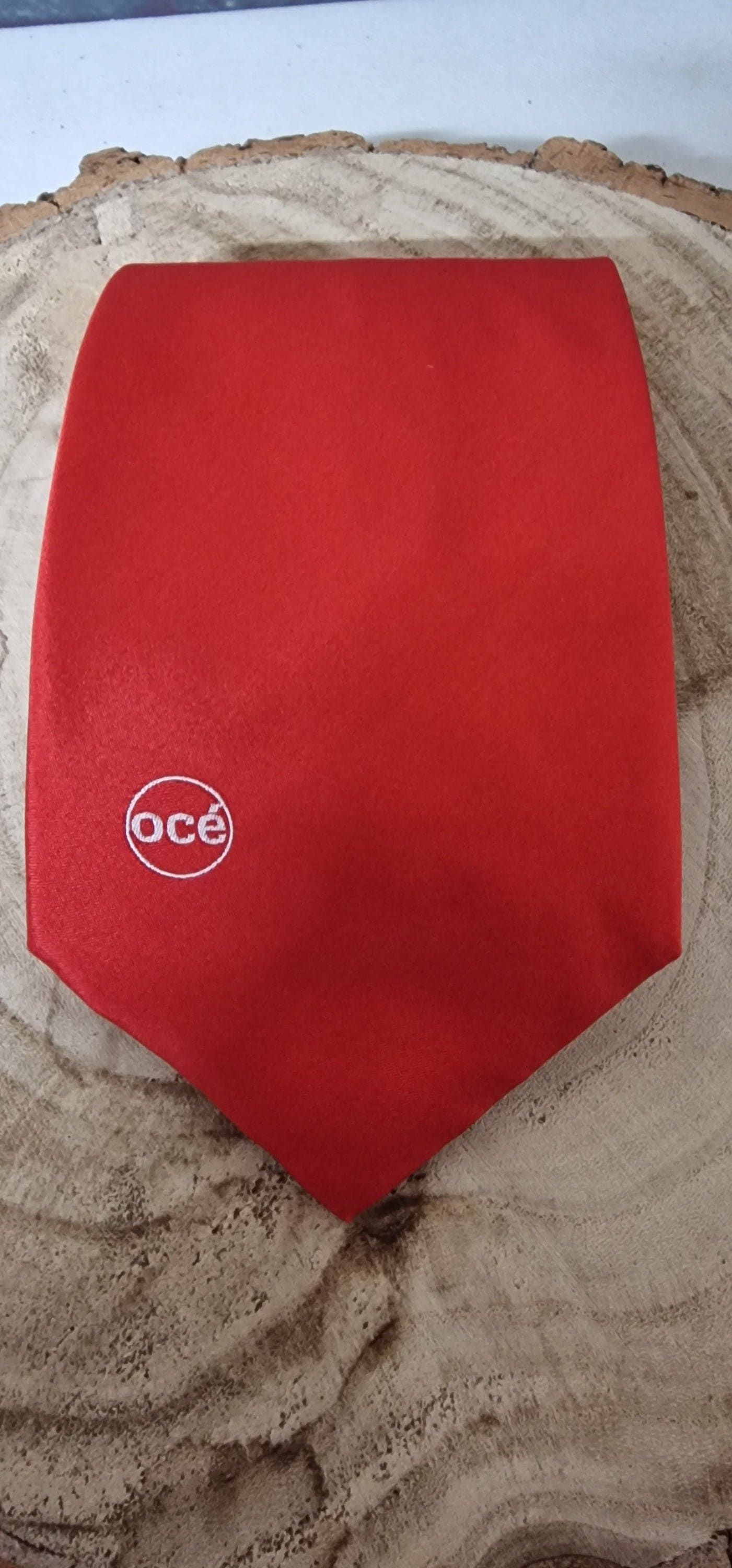 Vintage Oce (canon) Red Silk Tie - Ties - OCE - 1 - 1223