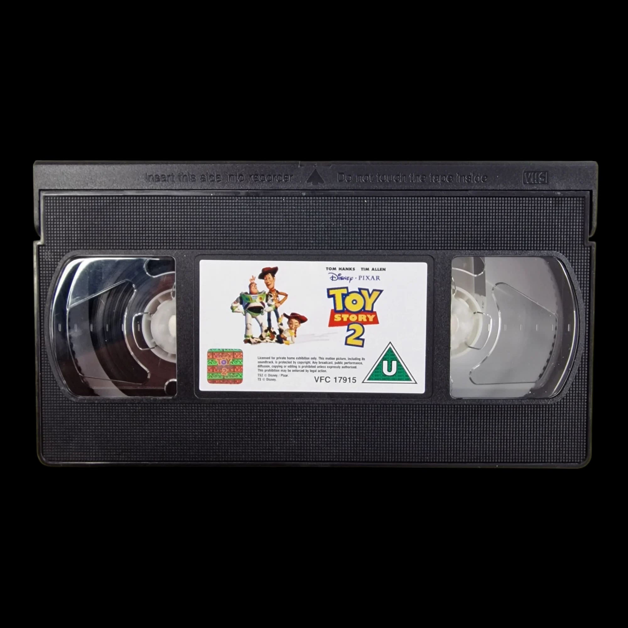 Vintage Toy Story 2 VHS Cassette Movie - Buena Vista Home