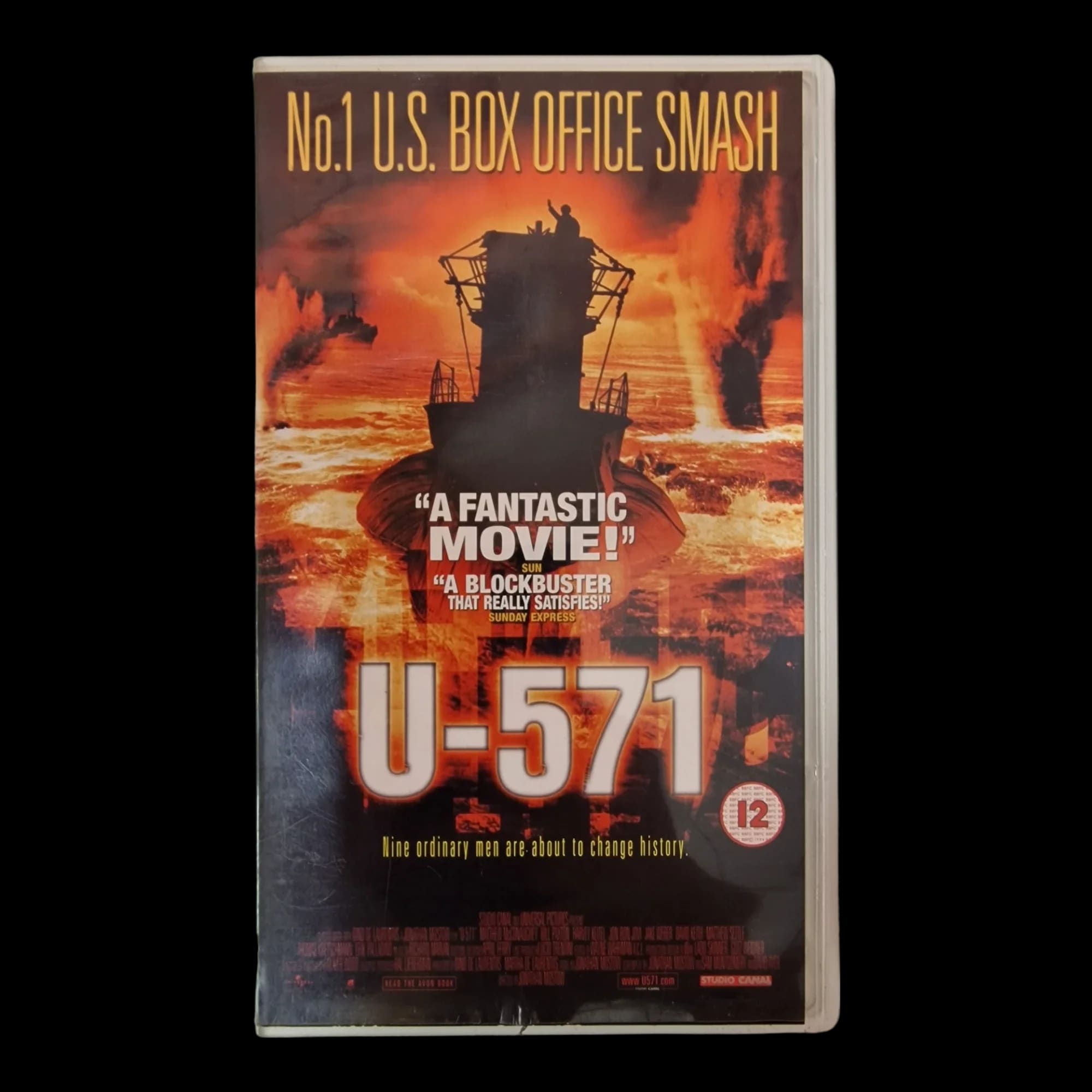 Vintage U-571 VHS Cassette Movie - Universal Pictures - 1