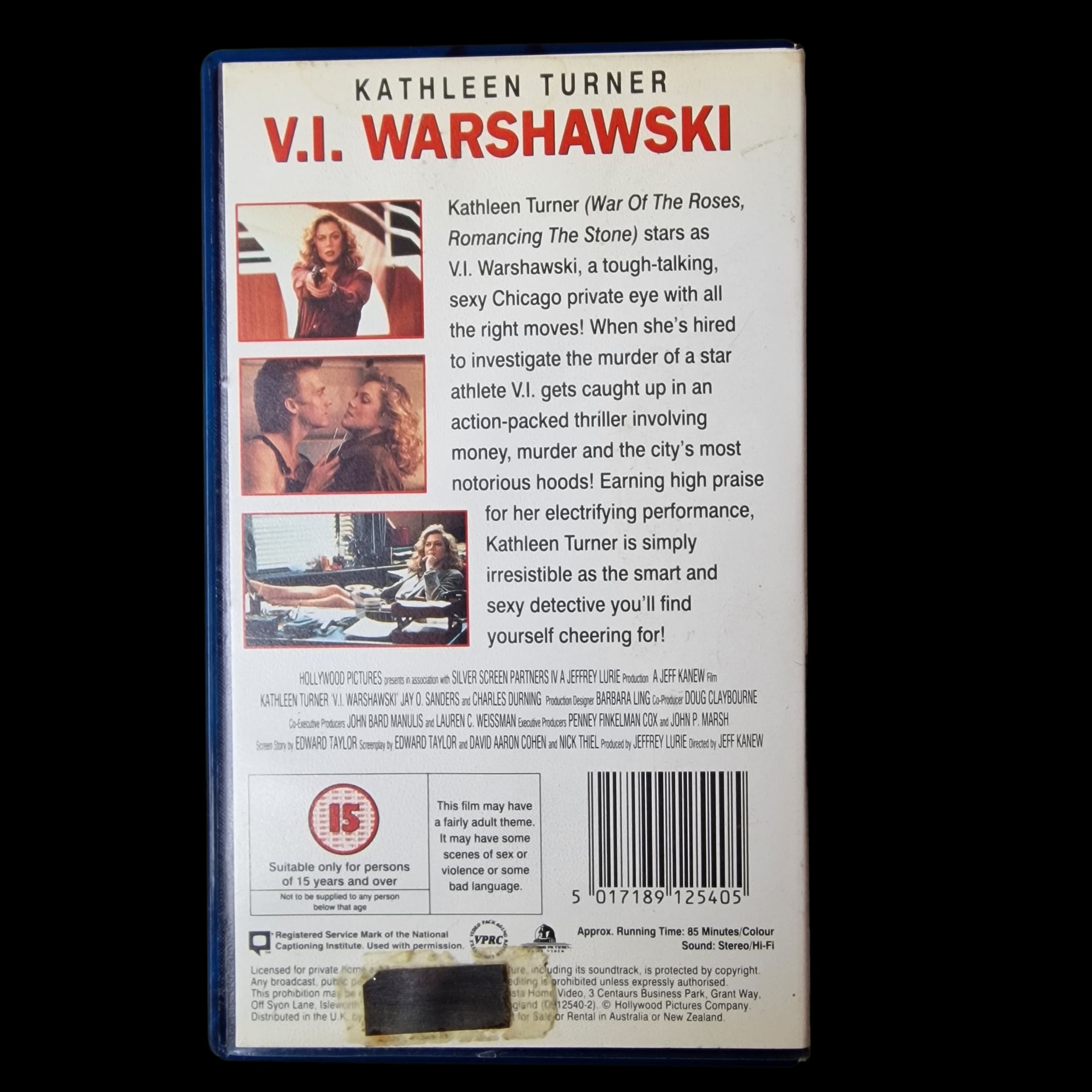 Vintage Vi Warshawski Vhs Cassette Movie - VHS - Buena