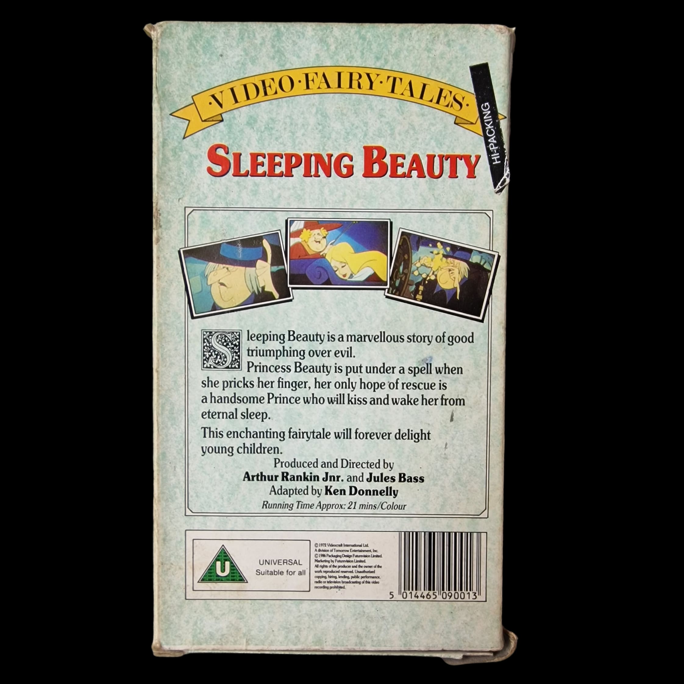 Vintage Video Fairy Tales Sleeping Beauty Vhs Cassette