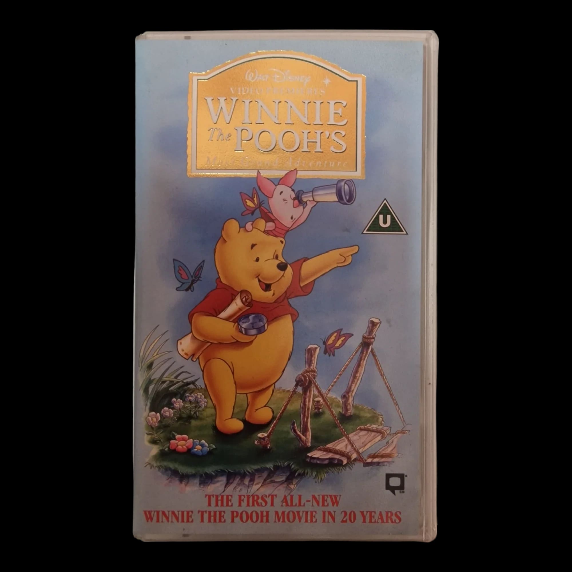 Vintage Winnie The Poohs Most Grand Adventure VHS Cassette