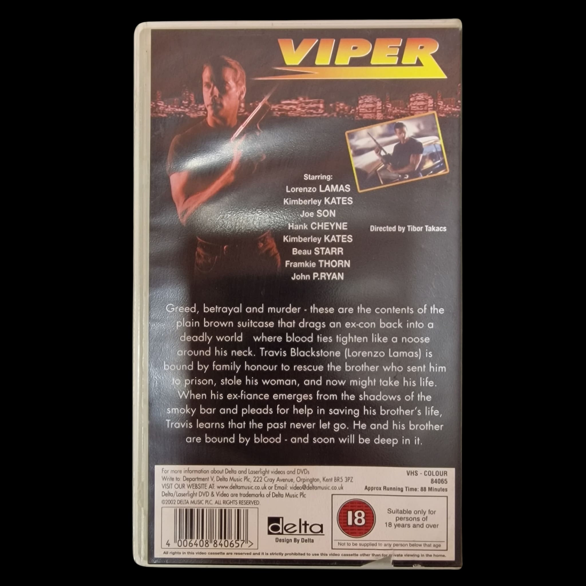 Viper Lorenzo Lamas Action Drama Vhs Video 18 Preloved