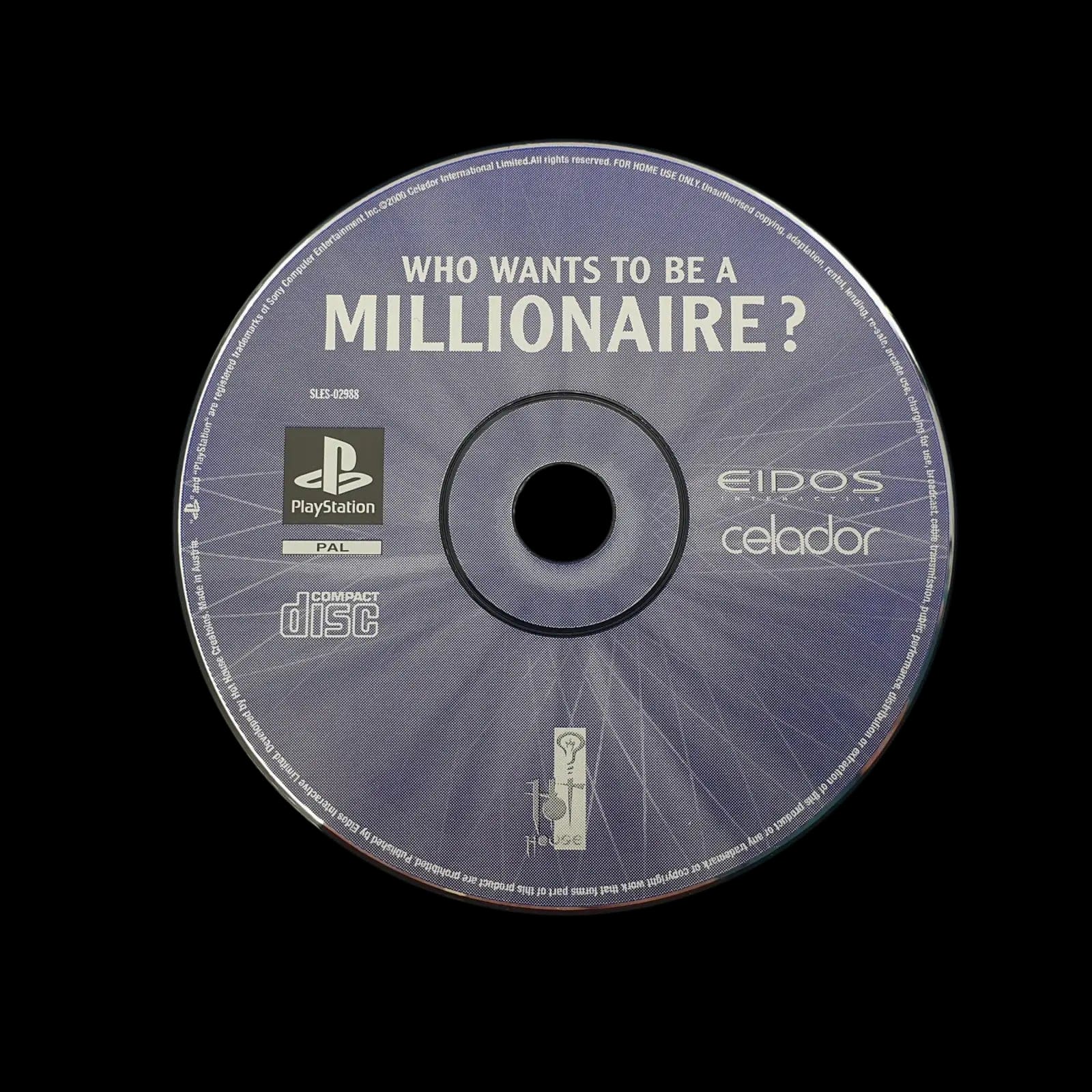 Who Wants To Be a Millionaire Playstation 1 Ps1 Eidos 2000