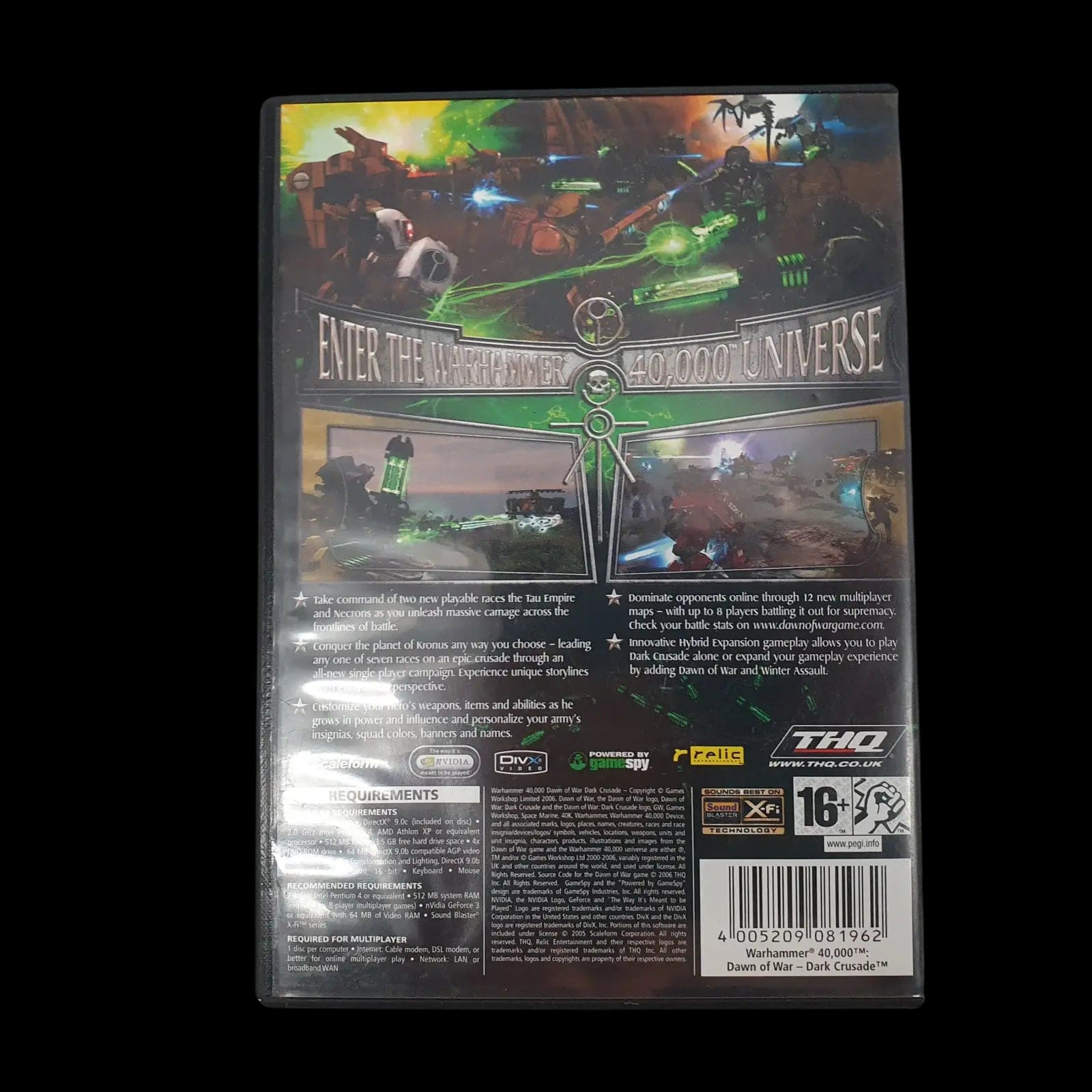 Warhammer 40000 Dawn Of War Pc Thq 2006 Video Game Cib