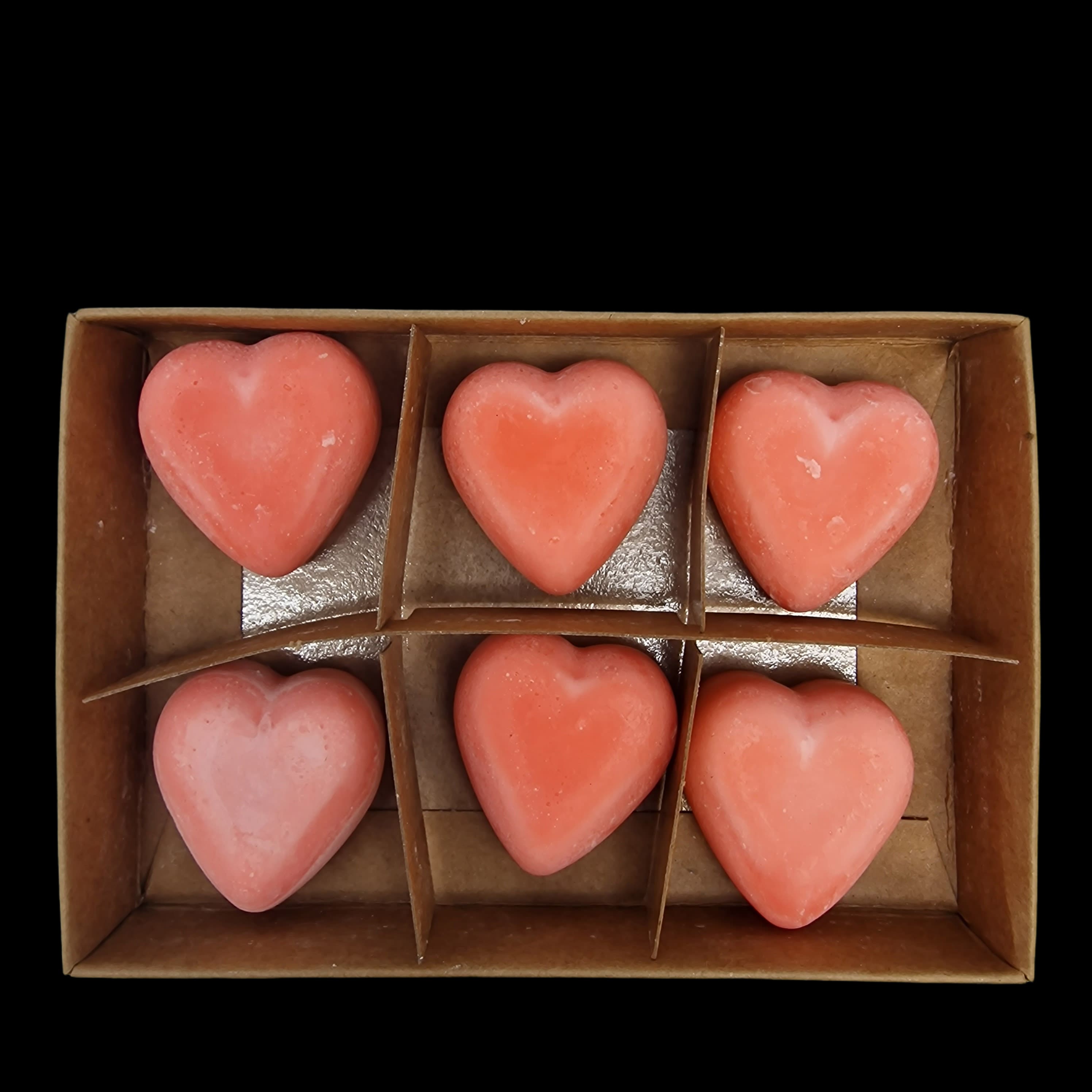 Wax Melts Soy Dragons Blood Home Fragrance Heart Shaped