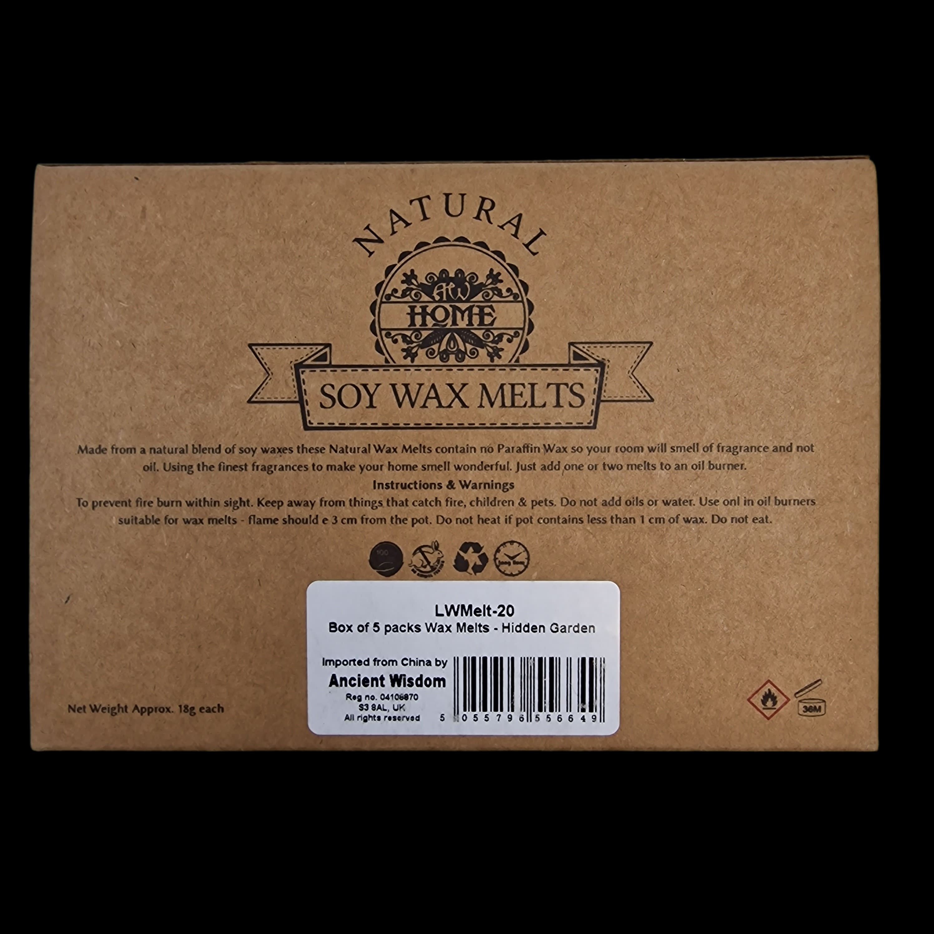 Wax Melts Soy Hidden Garden Home Fragrance Flower Shaped