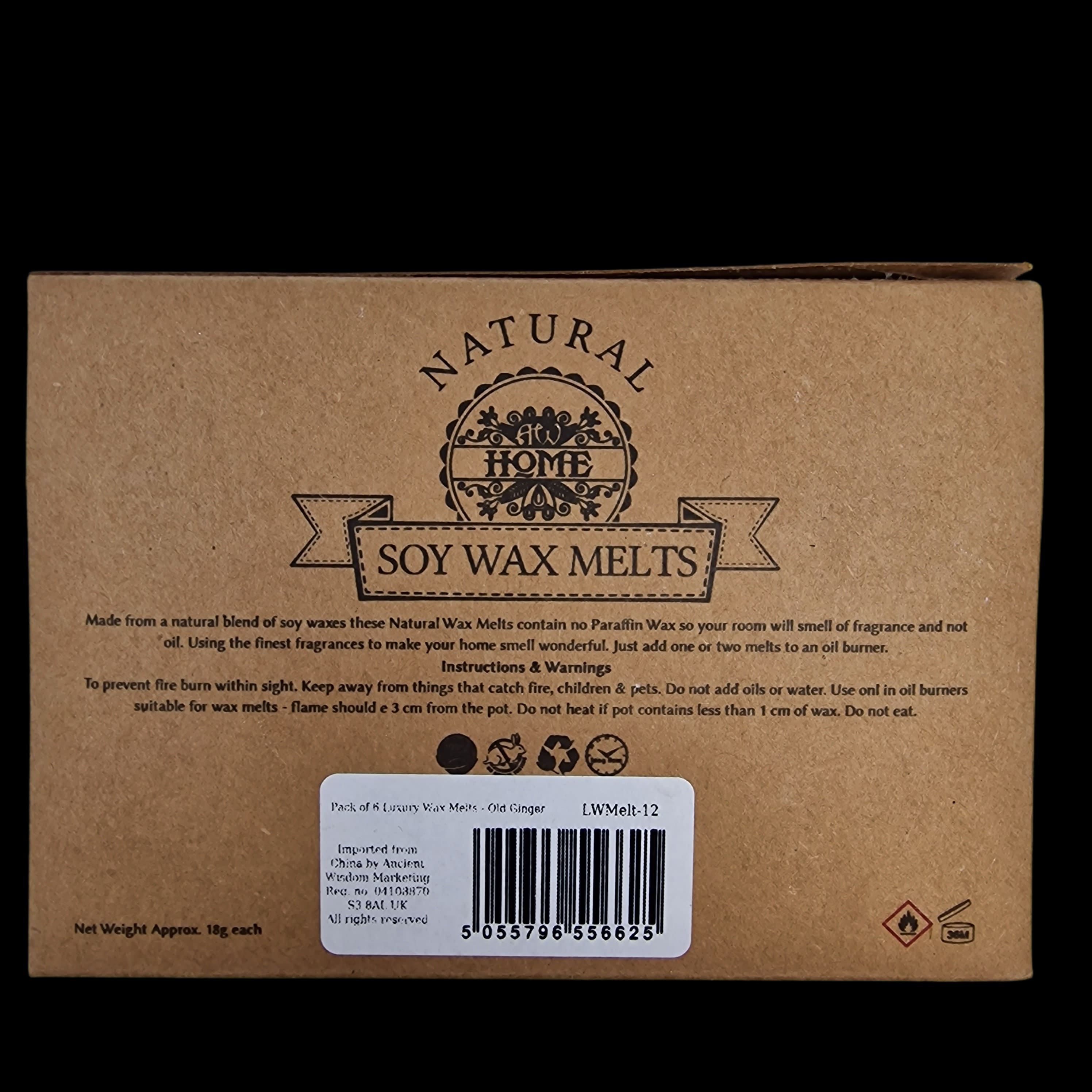 Wax Melts Soy Old Ginger Home Fragrance Mushroom Shaped