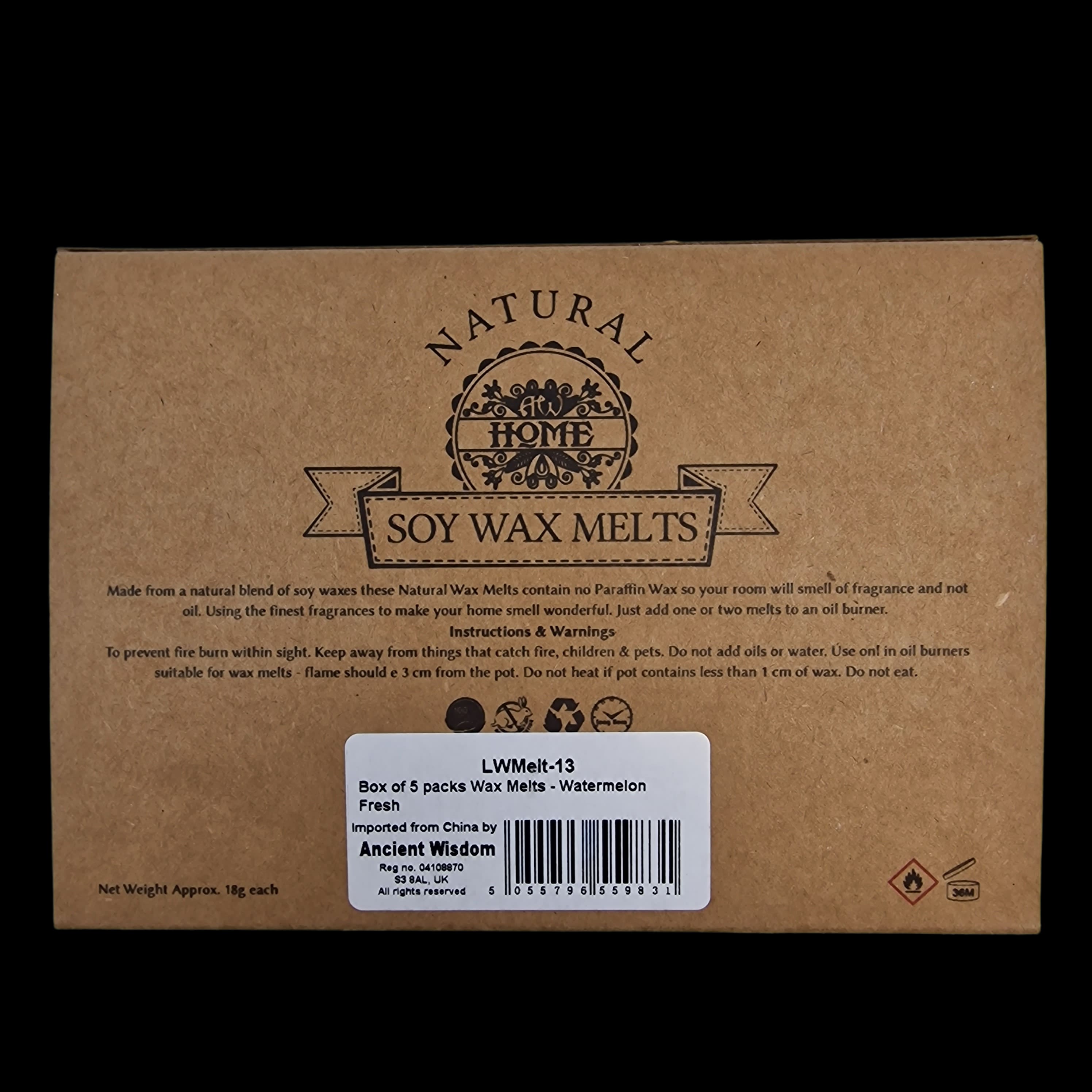 Wax Melts Soy Watermelon Fresh Home Fragrance Heart Shaped