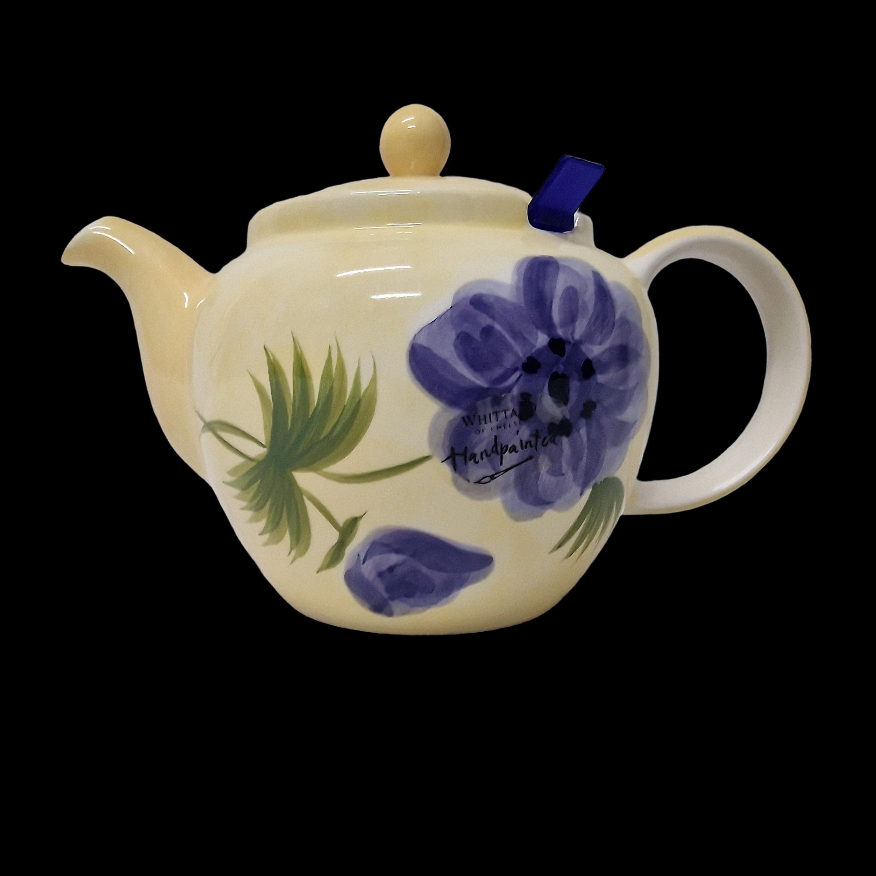Whittard Of Chelsea Yellow Floral Tea Pot With Infuser - 1
