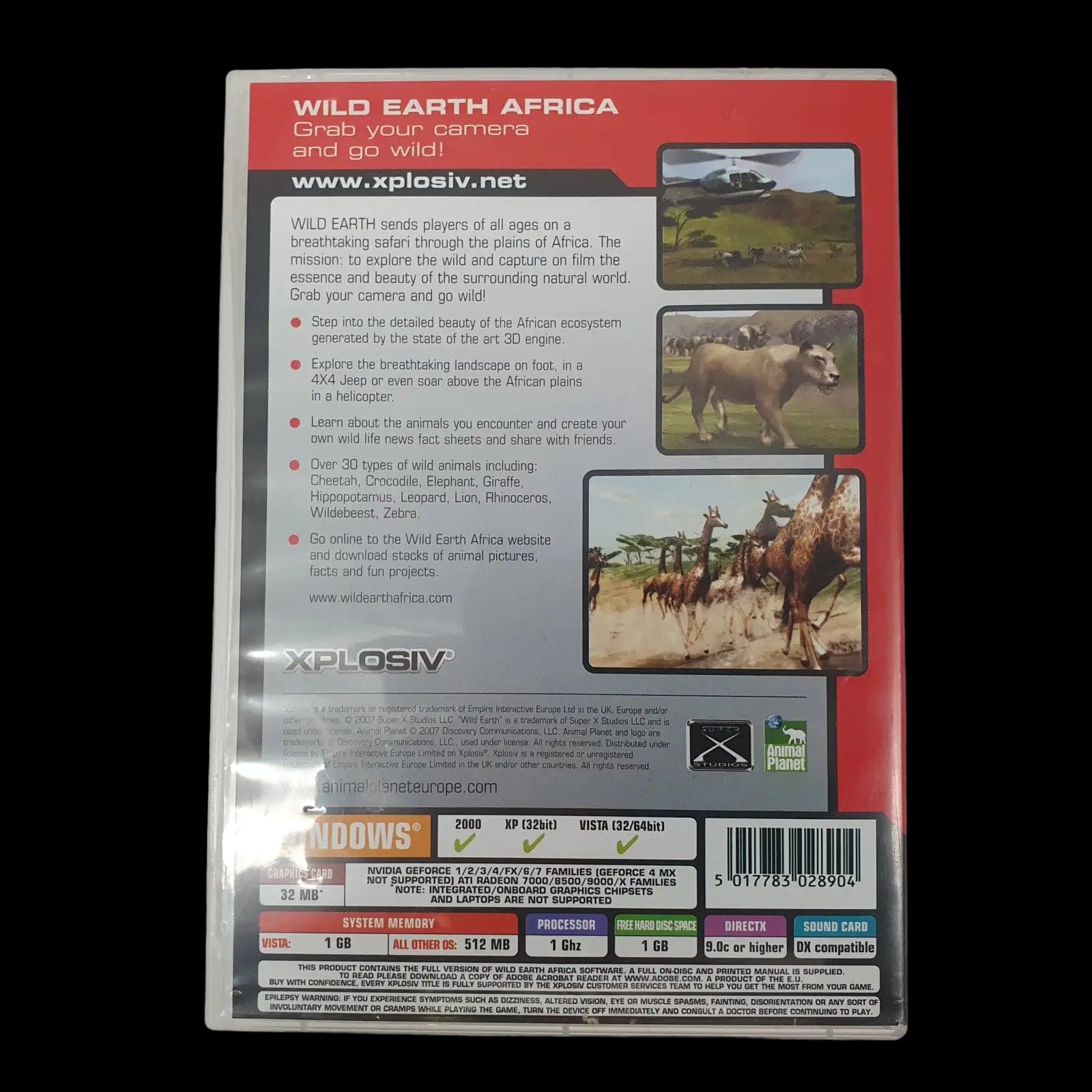 Wild Earth Africa Pc Xplosiv 2007 Video Game - Games - 2