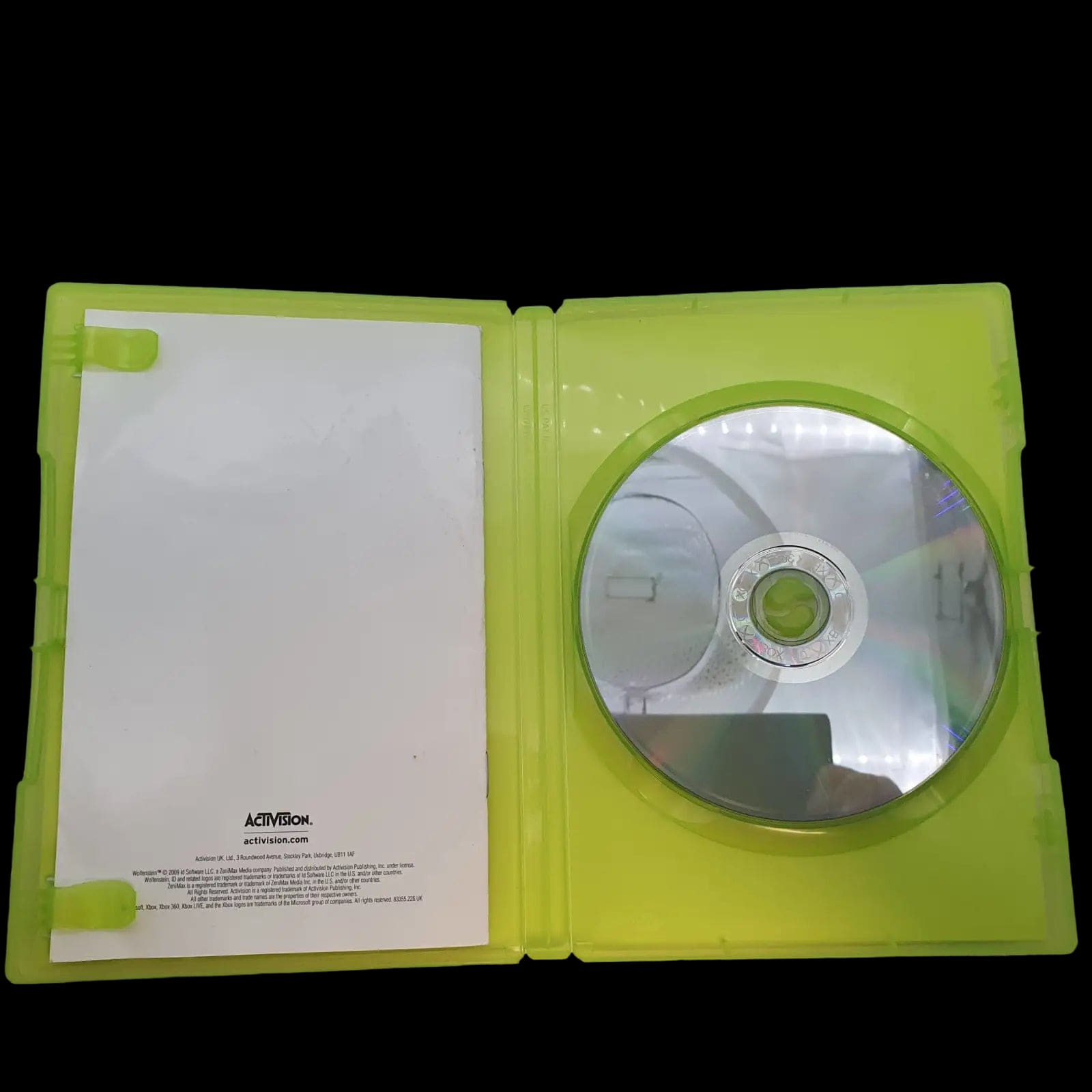 Wolfenstein Microsoft Xbox 360 Id Software 2009 Video Game