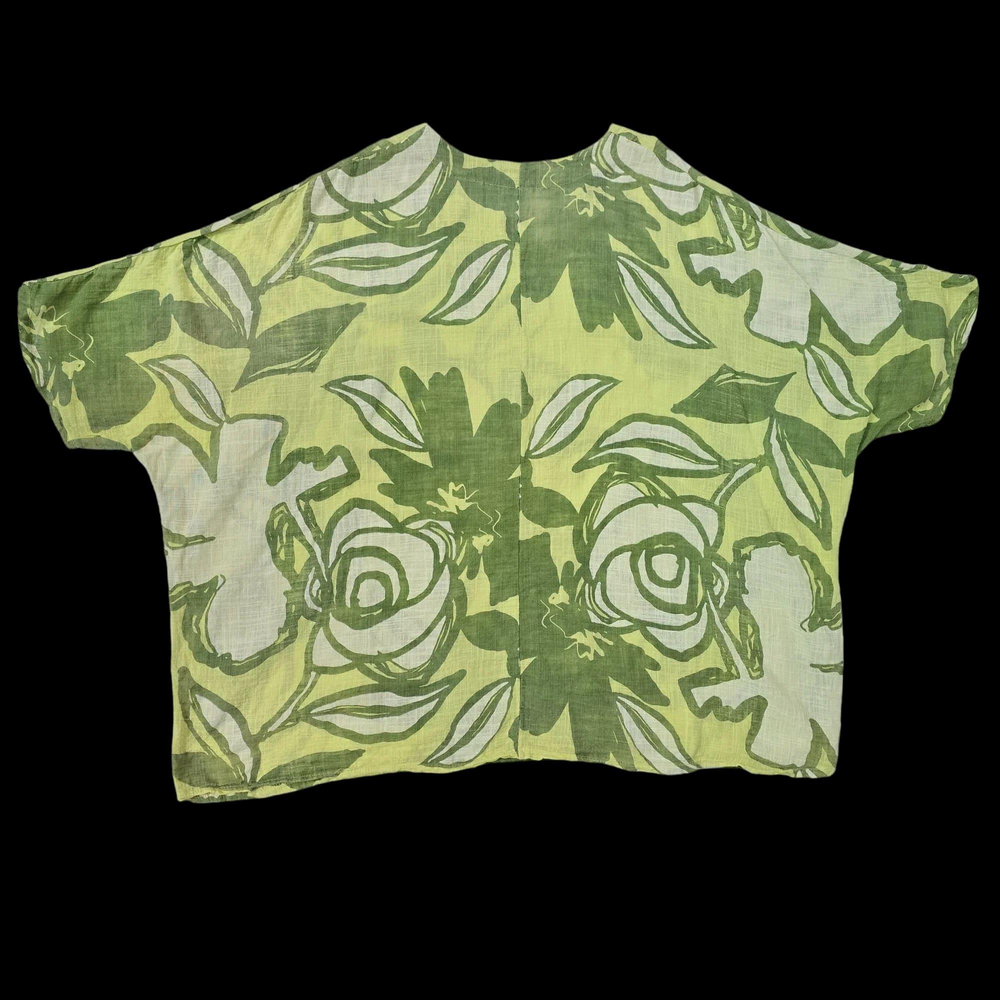 Woman’s New Collection Green Floral Tunic Top UK Plus