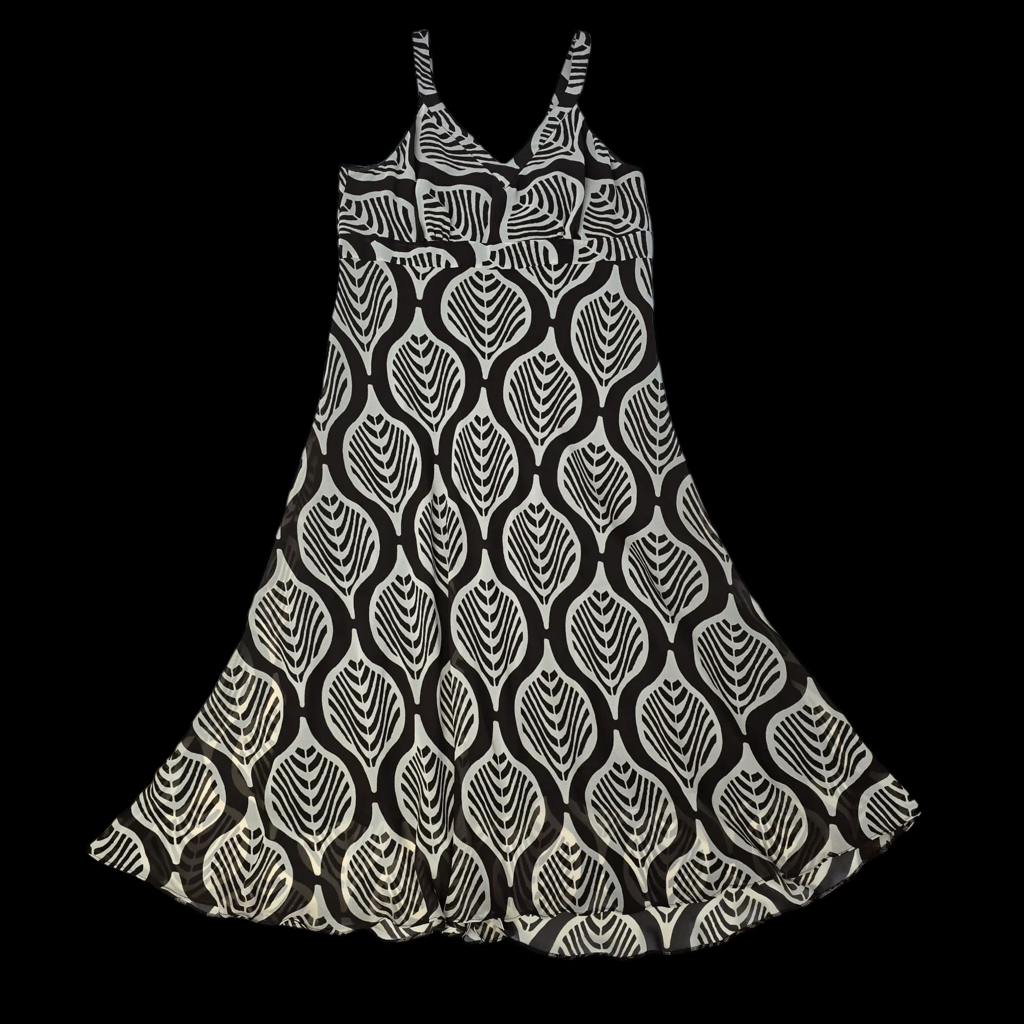 Woman’s Wallis Brown Cream Maxi Dress UK 20 - Dresses - 3