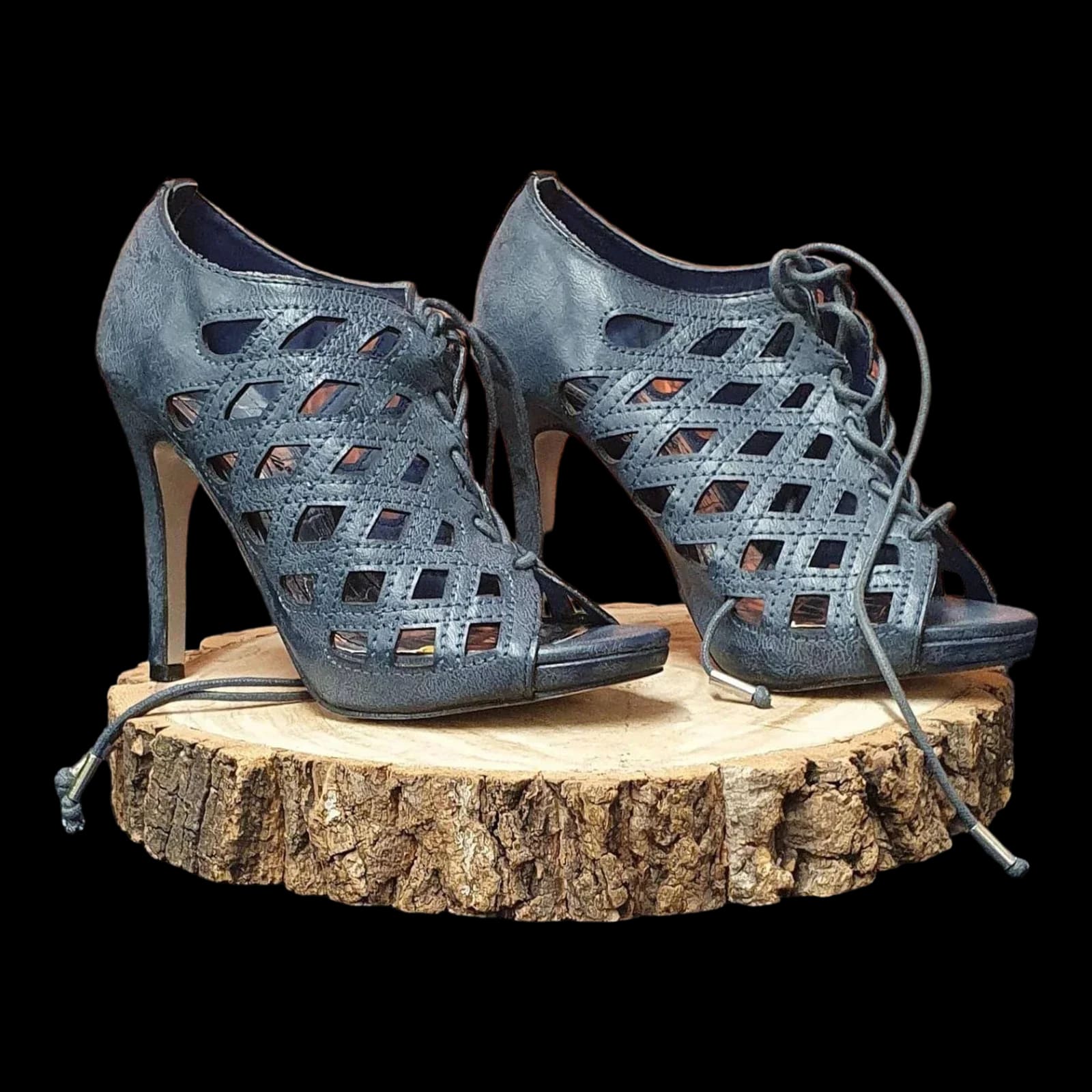 Women Anne Michelle Blue Shoes UK 3 - 2 - 311