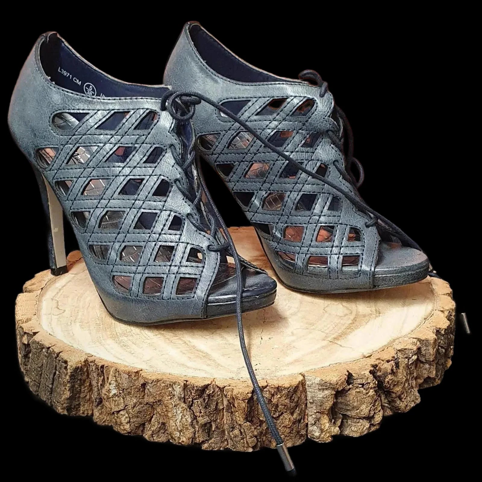 Womens Anne Michelle Blue Shoes Uk 5 - 1 - 313