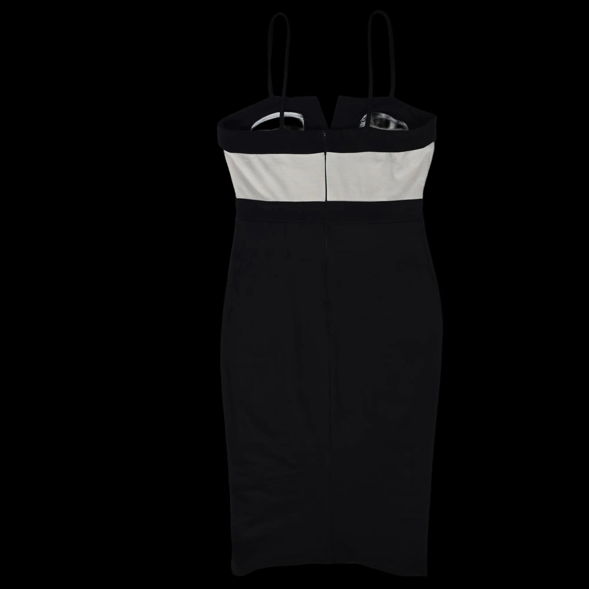 Womens AX Black White Midi Dress UK 12 - Dresses - 5 - 3547