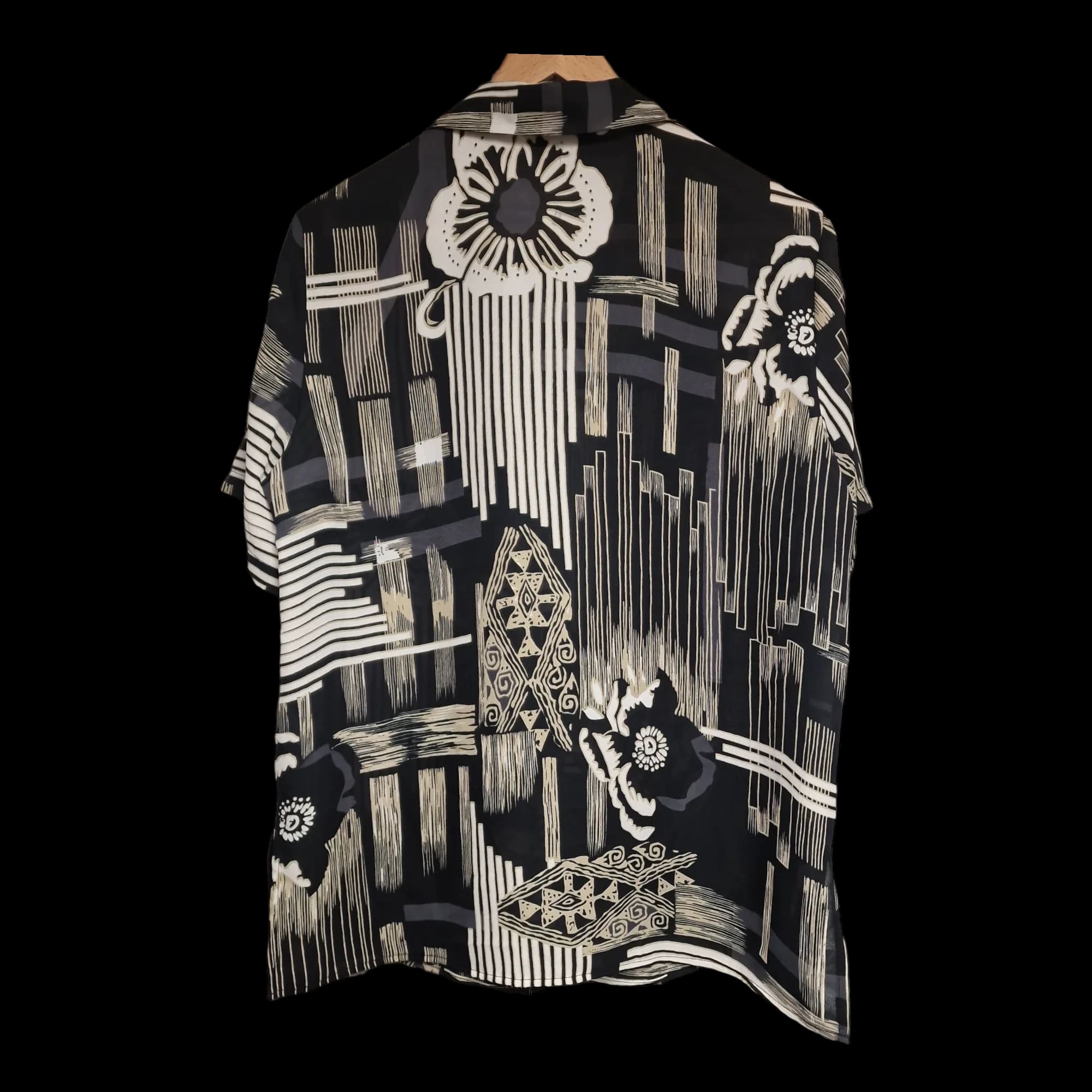 Womens Berkertex Black Floral Blouse UK 18 - Top - 2 - 838