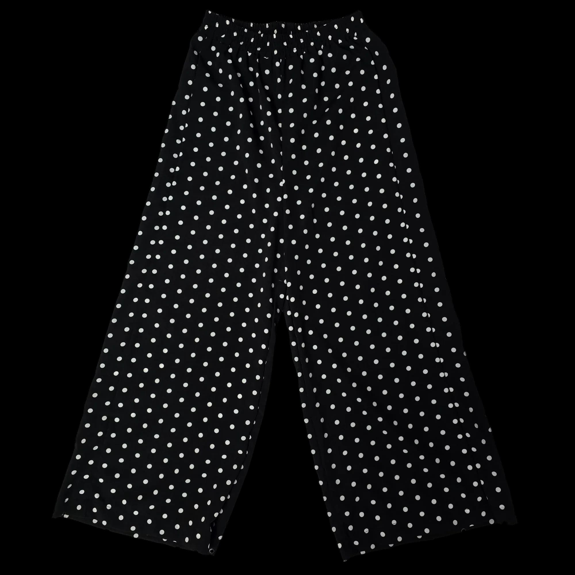 Women’s Black Polka Dot Trousers UK Medium - Unbranded