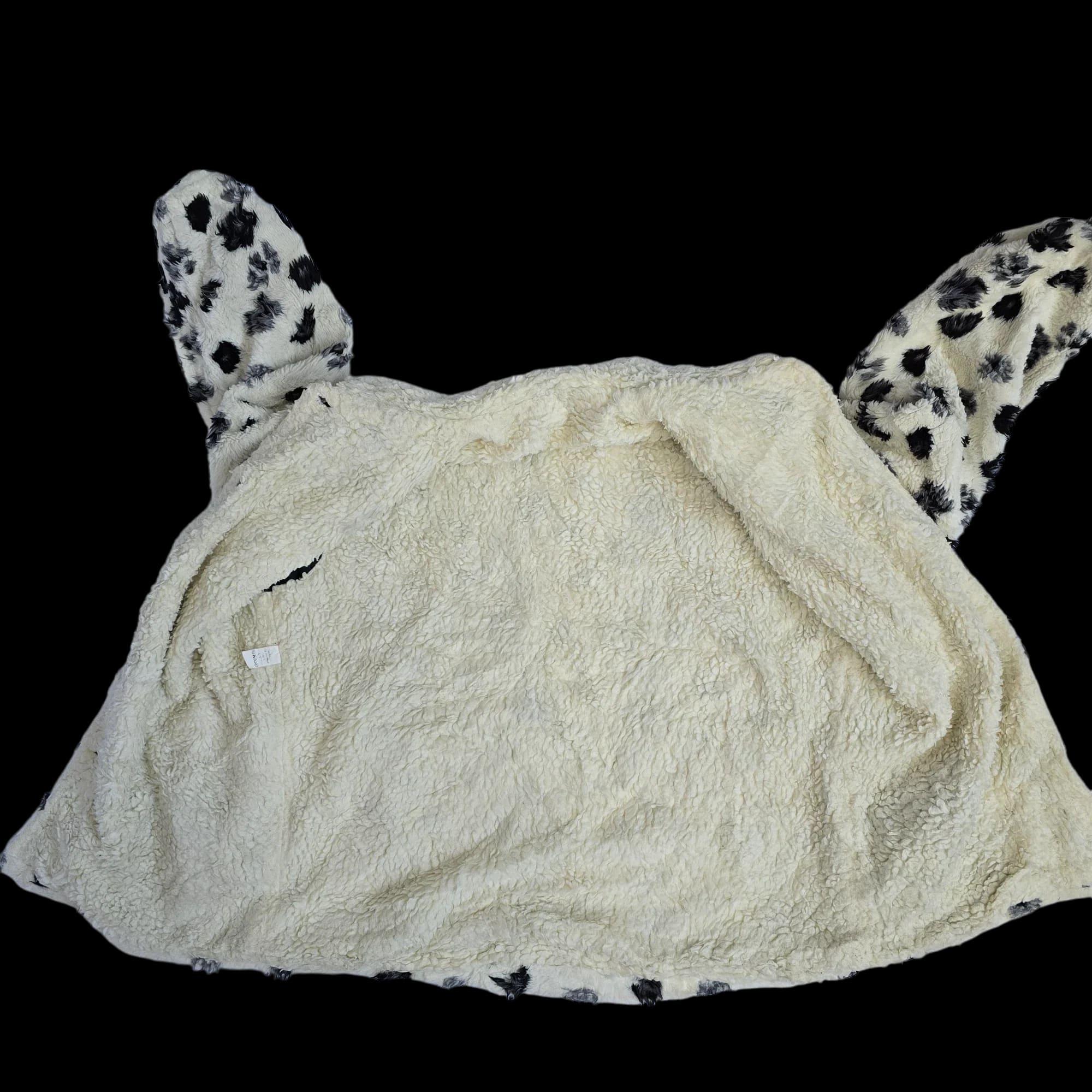 Women’s Black White Animal Print Jacket UK 3XL - Coat