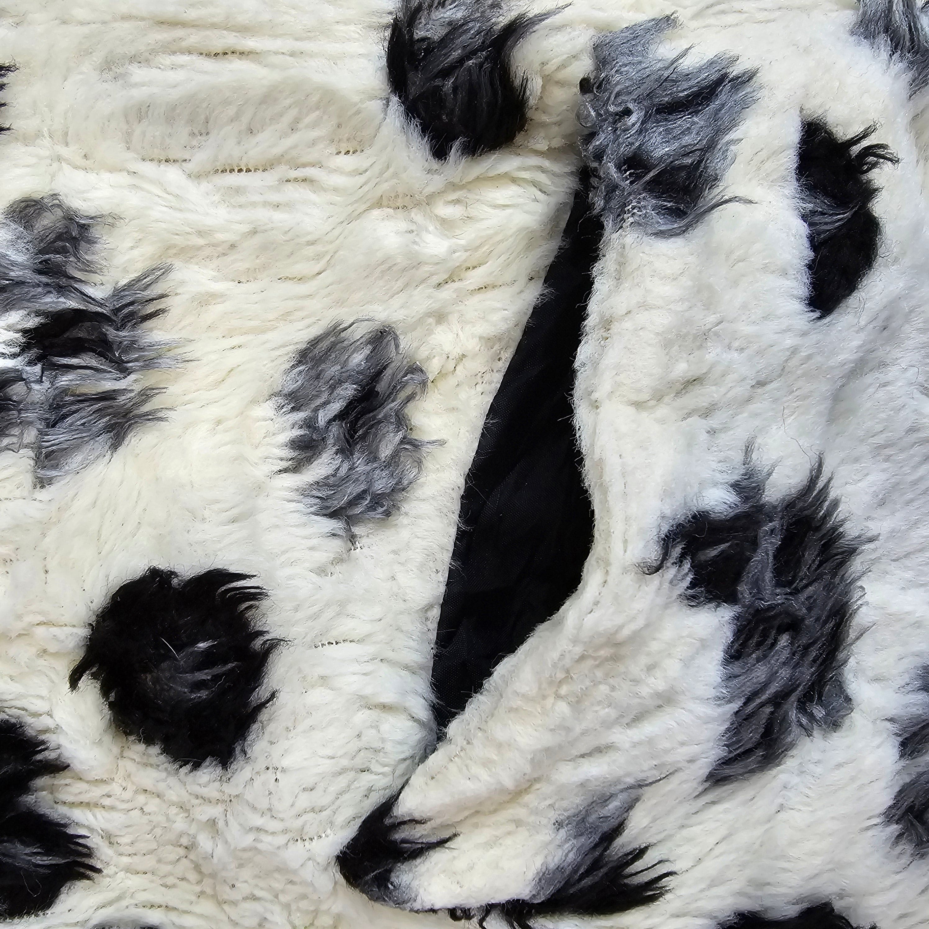 Women’s Black White Animal Print Jacket UK 3XL - Coat