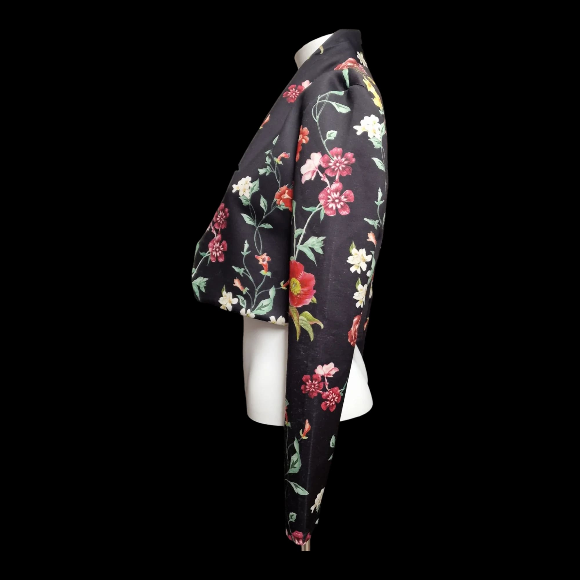 Womens Boohoo Multicoloured Floral Blazer UK 8 - 3 - 1019