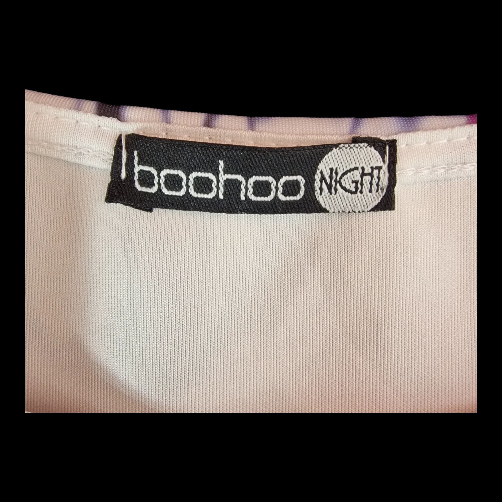 Womens Boohoo Multicoloured Night Party Floral Dress