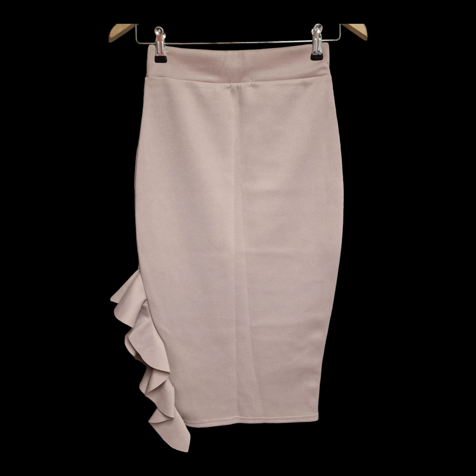 Womens Boohoo Pink Bodycon Midi Skirt UK 8 - Skirts - 2