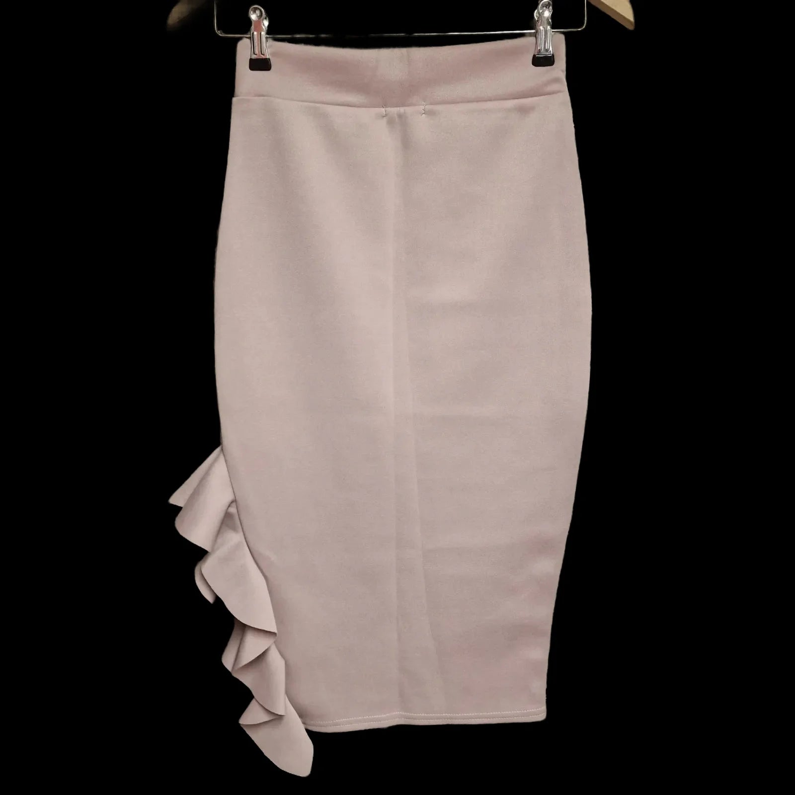 Womens Boohoo Pink Bodycon Midi Skirt Uk 8 - Skirts - 2