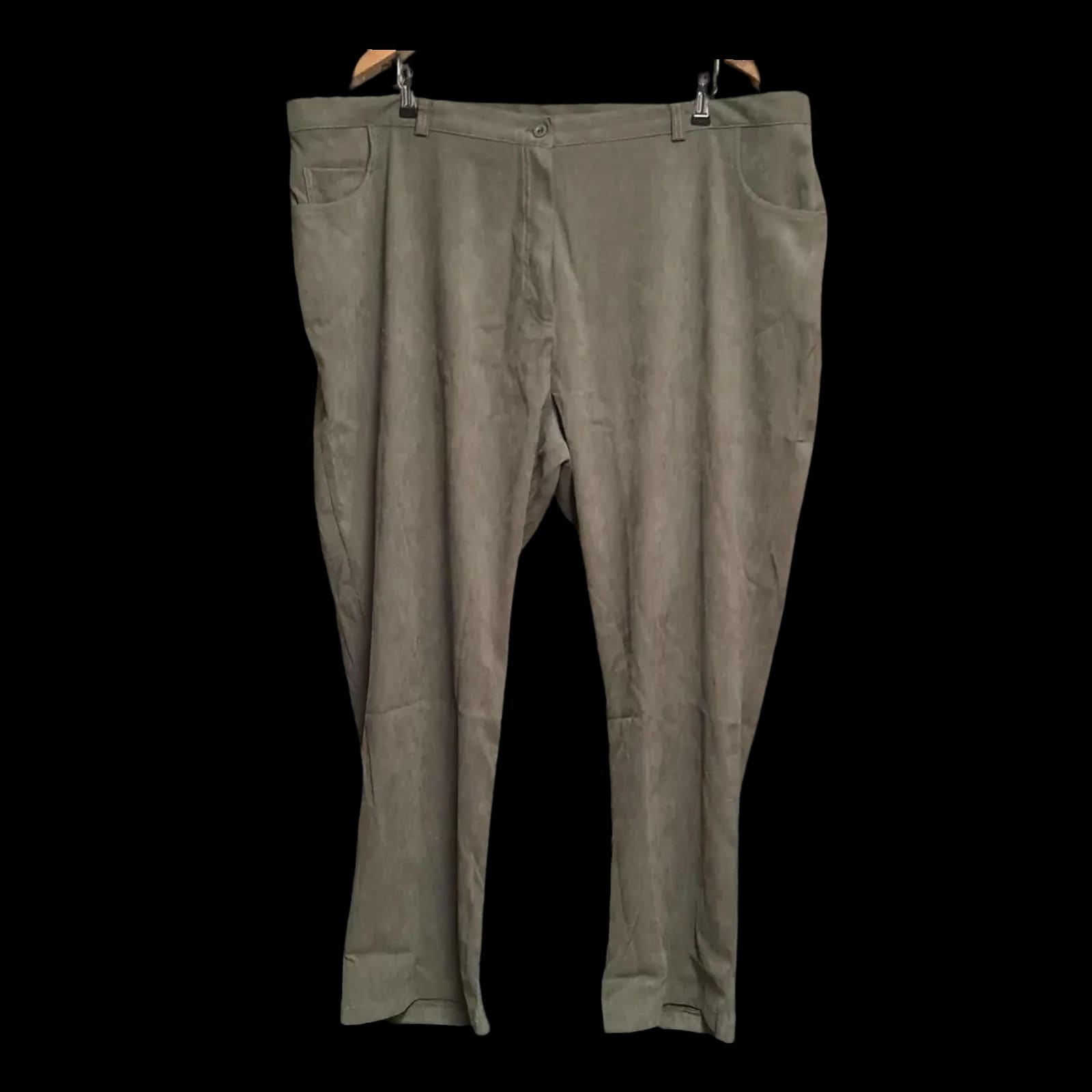 Womens Casual Comfort Khaki Trousers UK 28 - 1 - 668