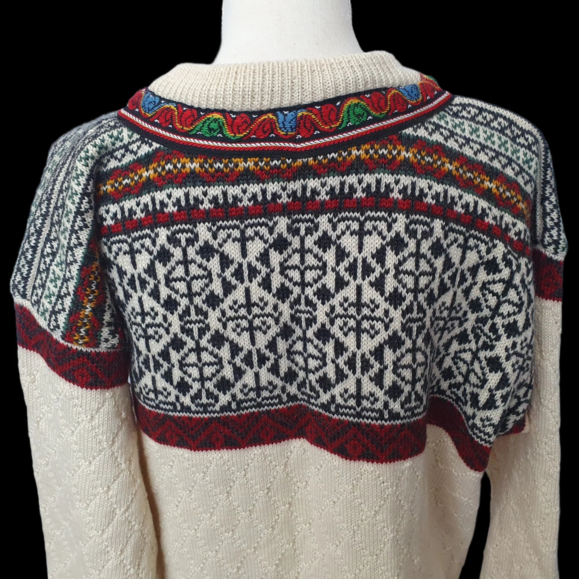 Womens Christiania Sweaters Norwegian Vintage Jumper Funky