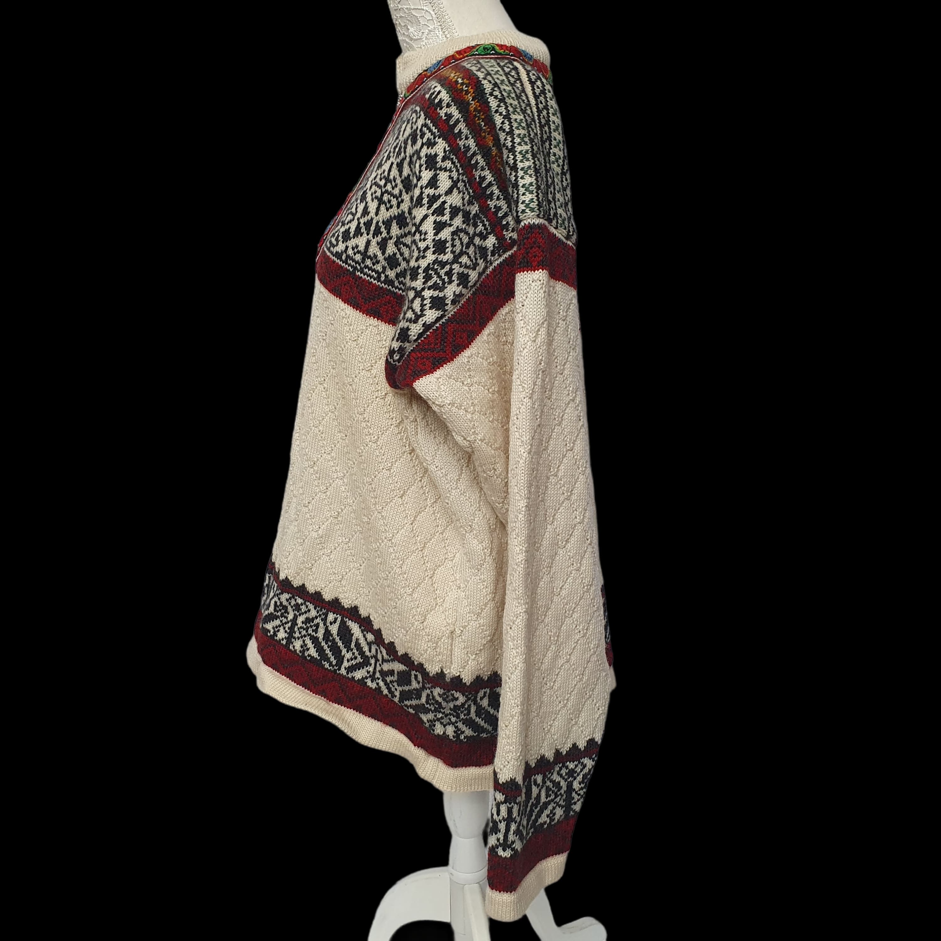 Womens Christiania Sweaters Norwegian Vintage Jumper Funky