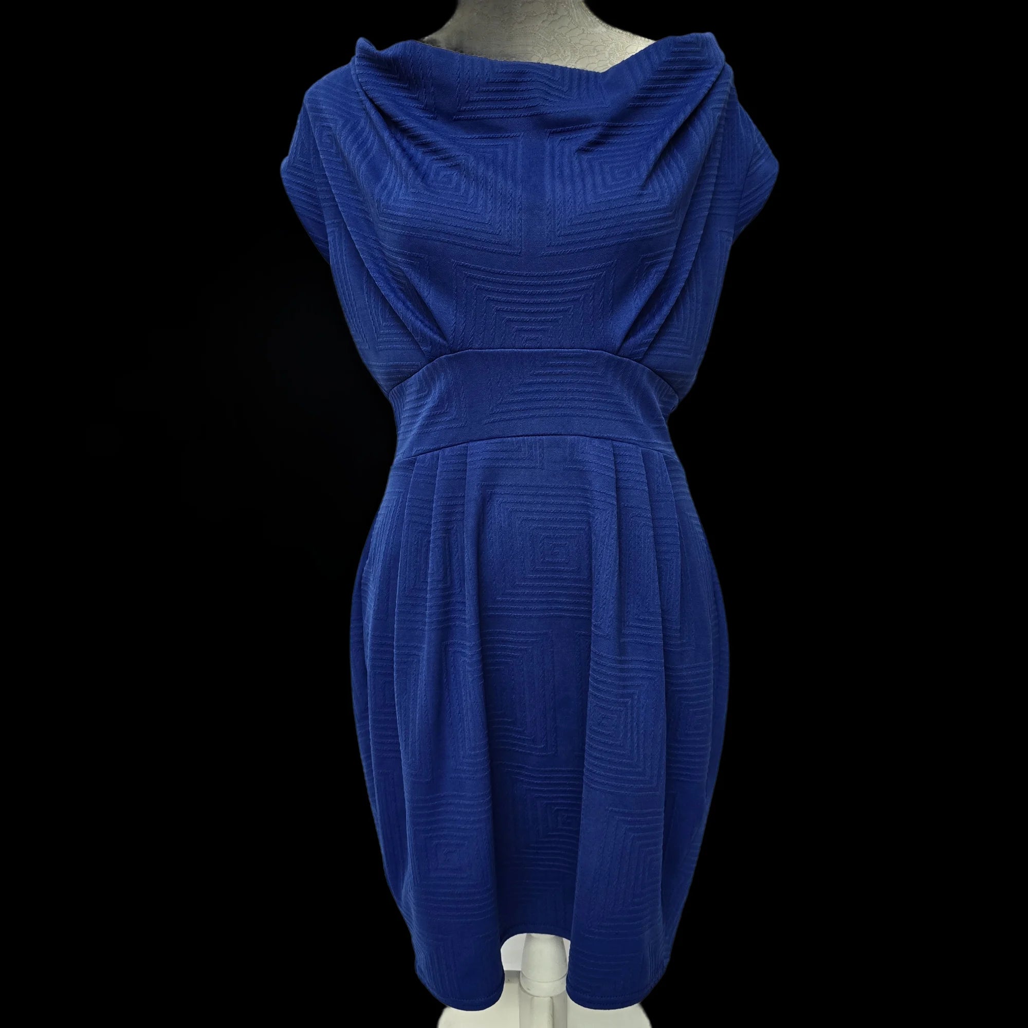 Womens Closet Blu A-Line Blue Dress UK 14 - Dresses - 1