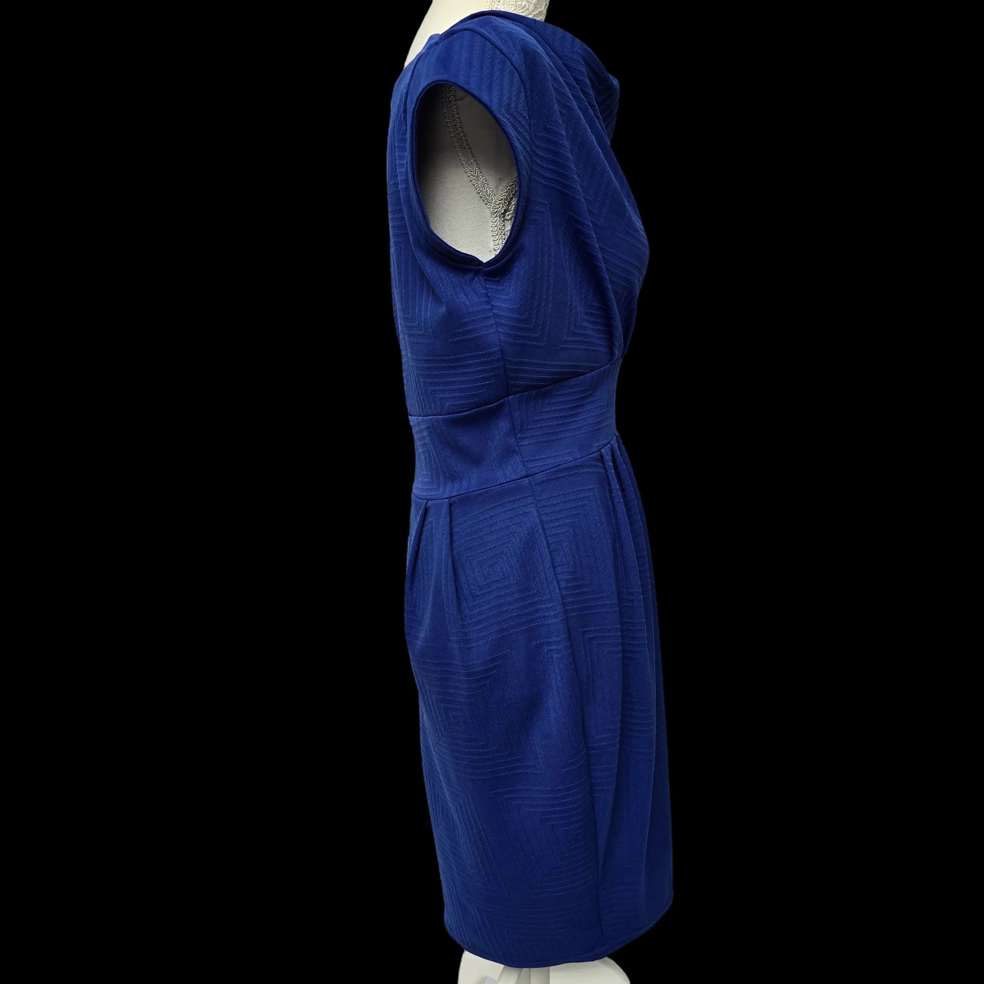 Womens Closet Blu A-Line Blue Dress UK 14 - Dresses - 3