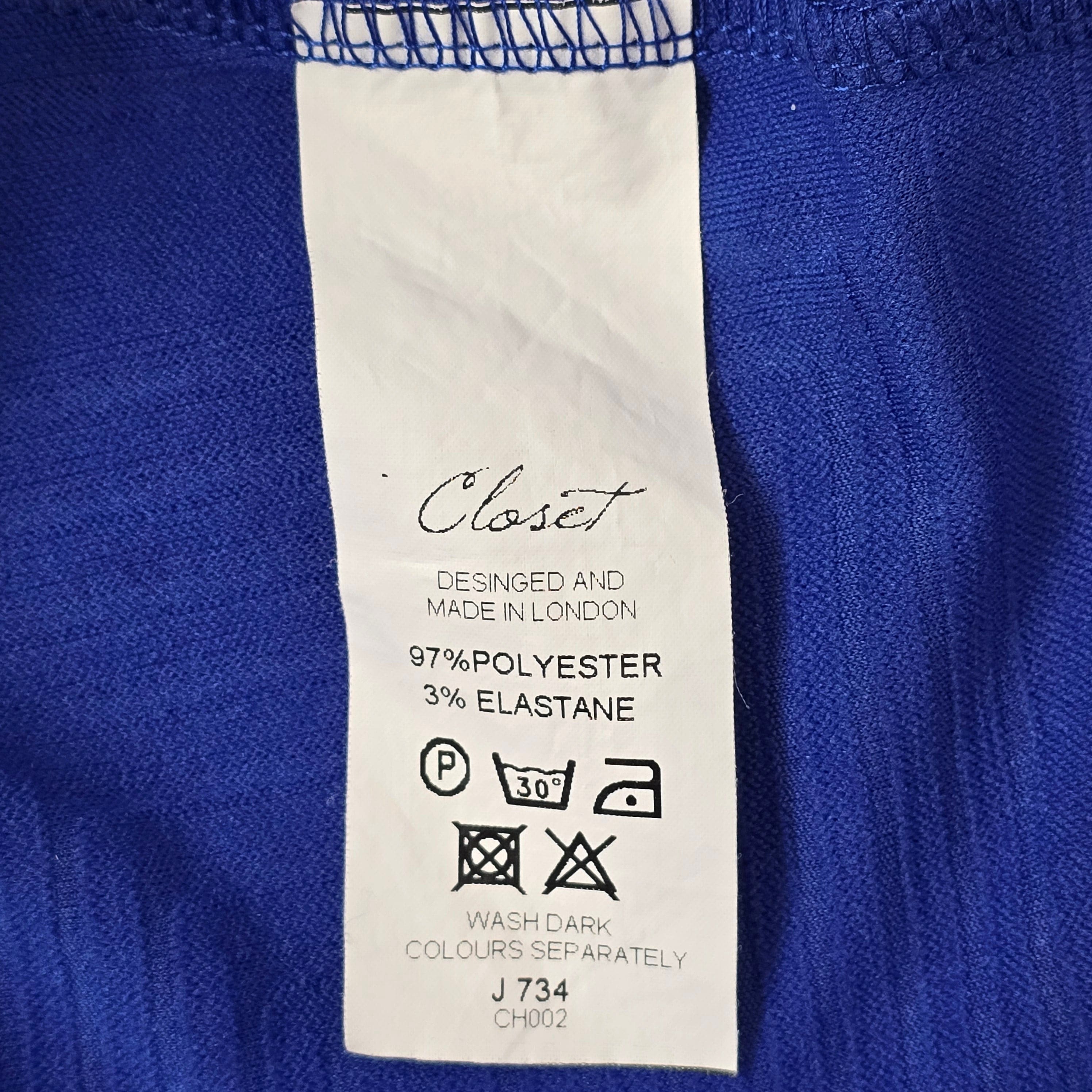 Womens Closet Blu A-Line Blue Dress UK 14 - Dresses - 8