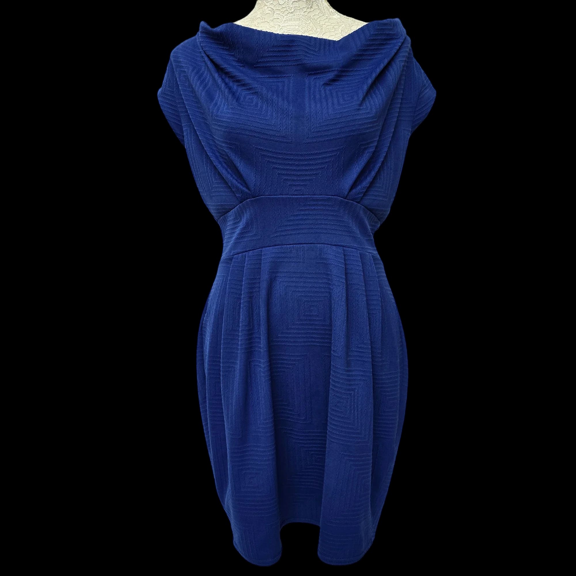 Womens Closet Blu A-Line Blue Dress UK 14 - Dresses - 1