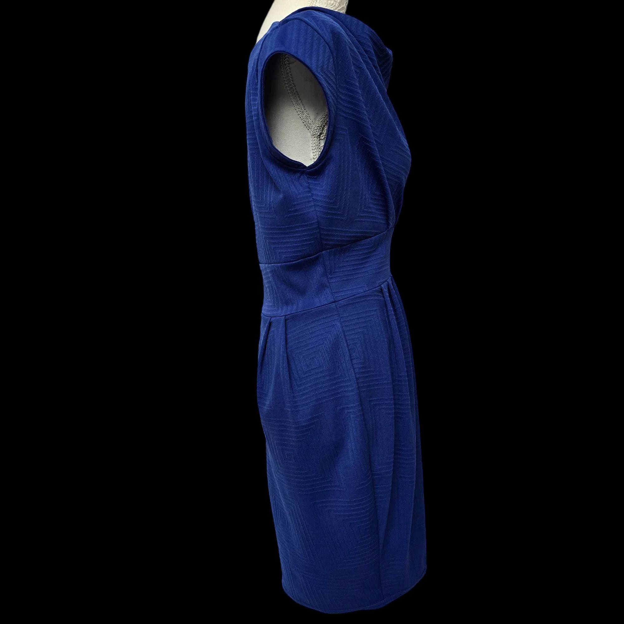 Womens Closet Blu A-Line Blue Dress UK 14 - Dresses - 3