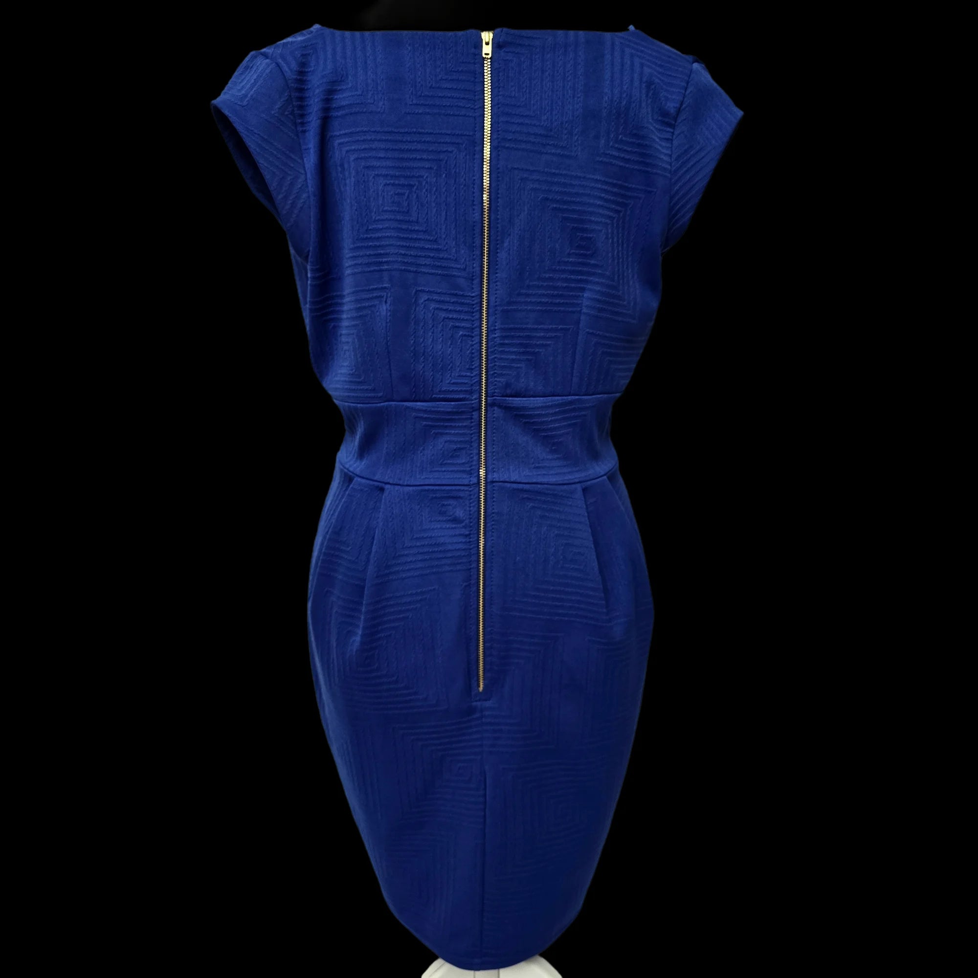 Womens Closet Blu A-Line Blue Dress UK 14 - Dresses - 2